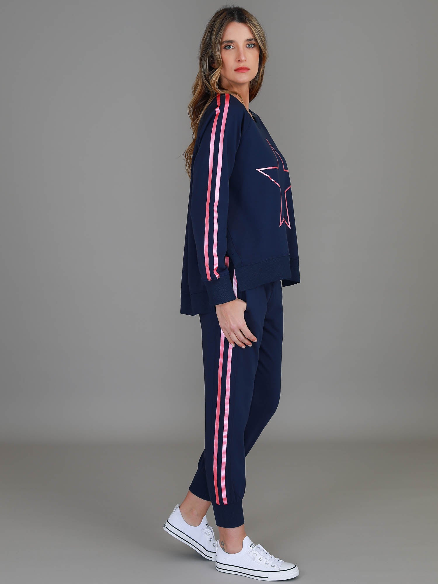 navy top womens #color_ink/pink