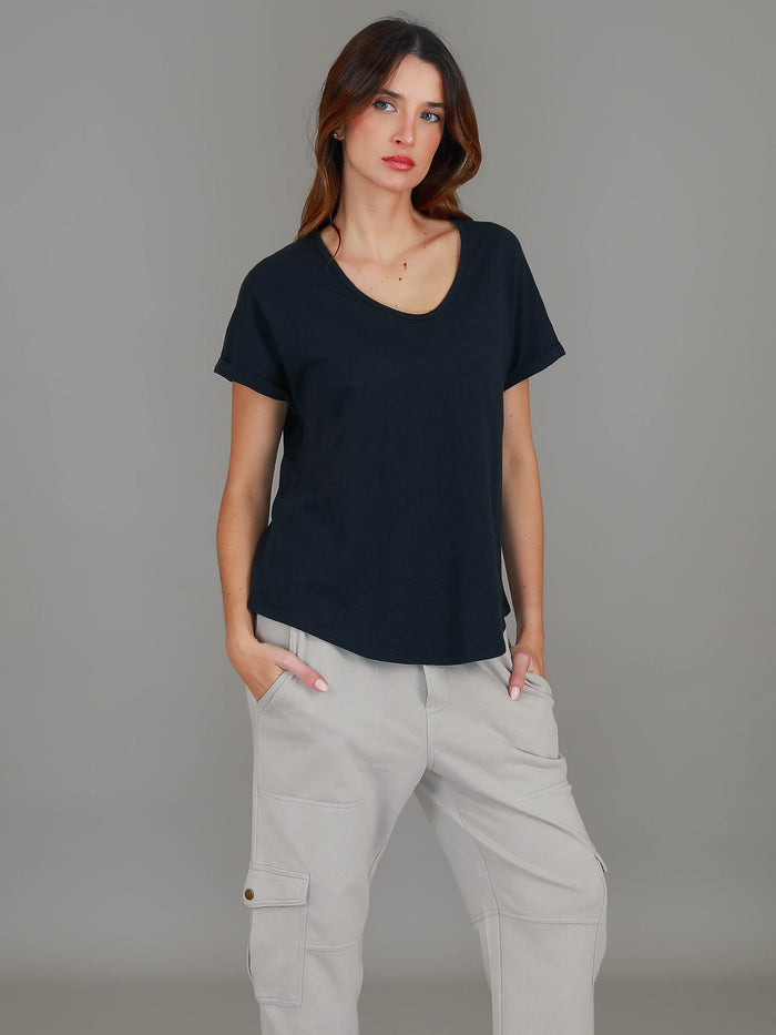 Milan Cuff Sleeve T Shirt