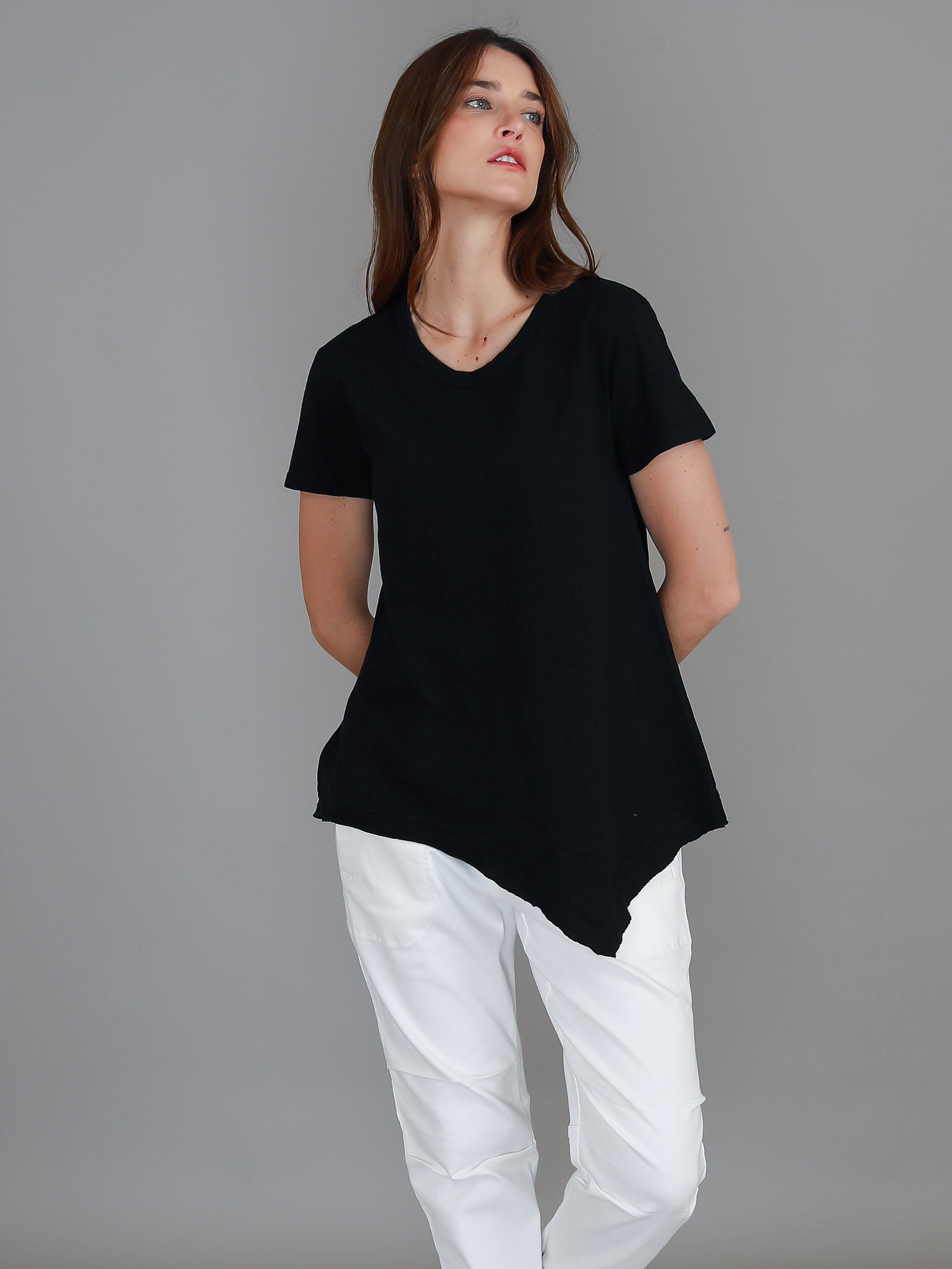 casual womens top #color_black