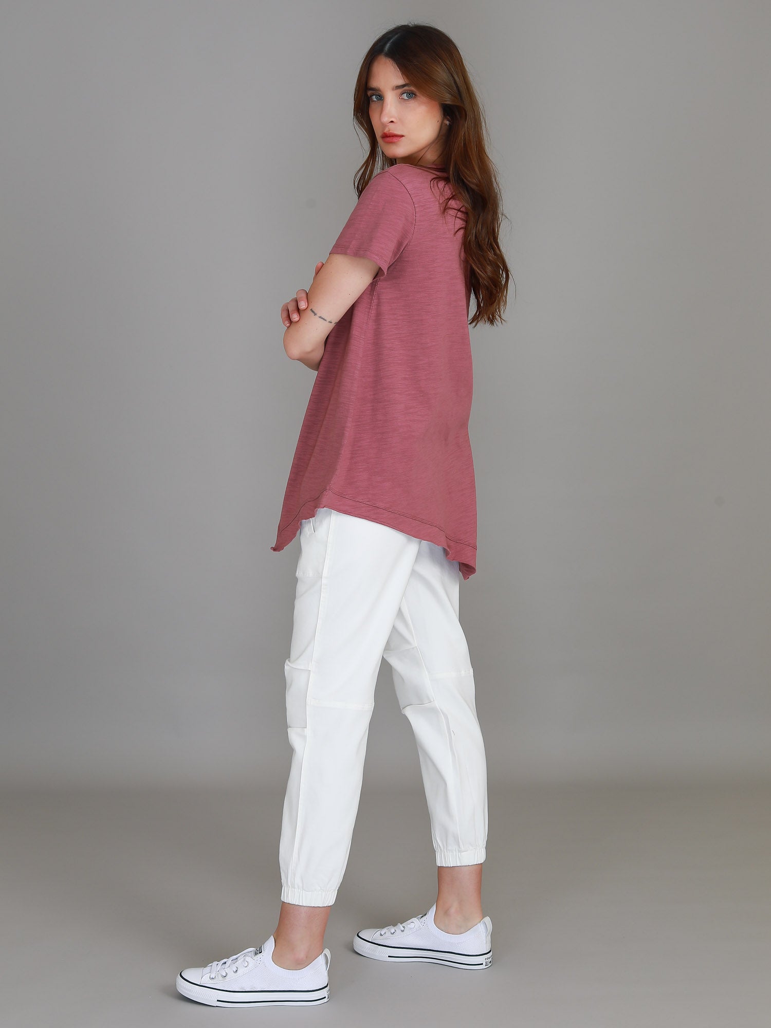 cute casual tops #color_plummy