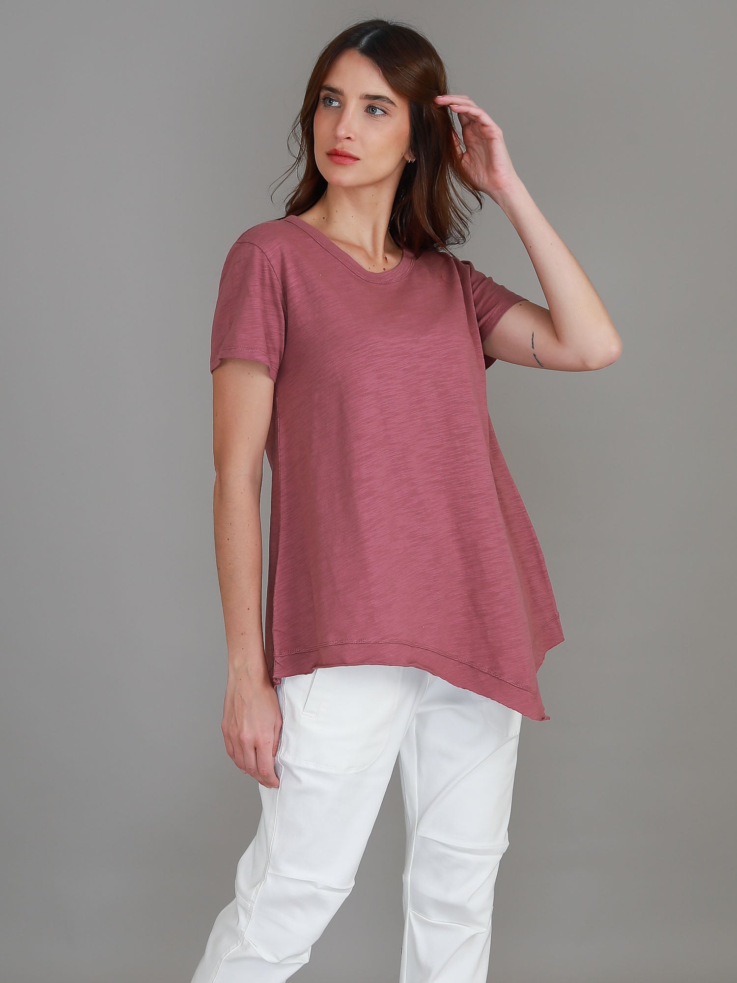 ladies casual tops #color_plummy