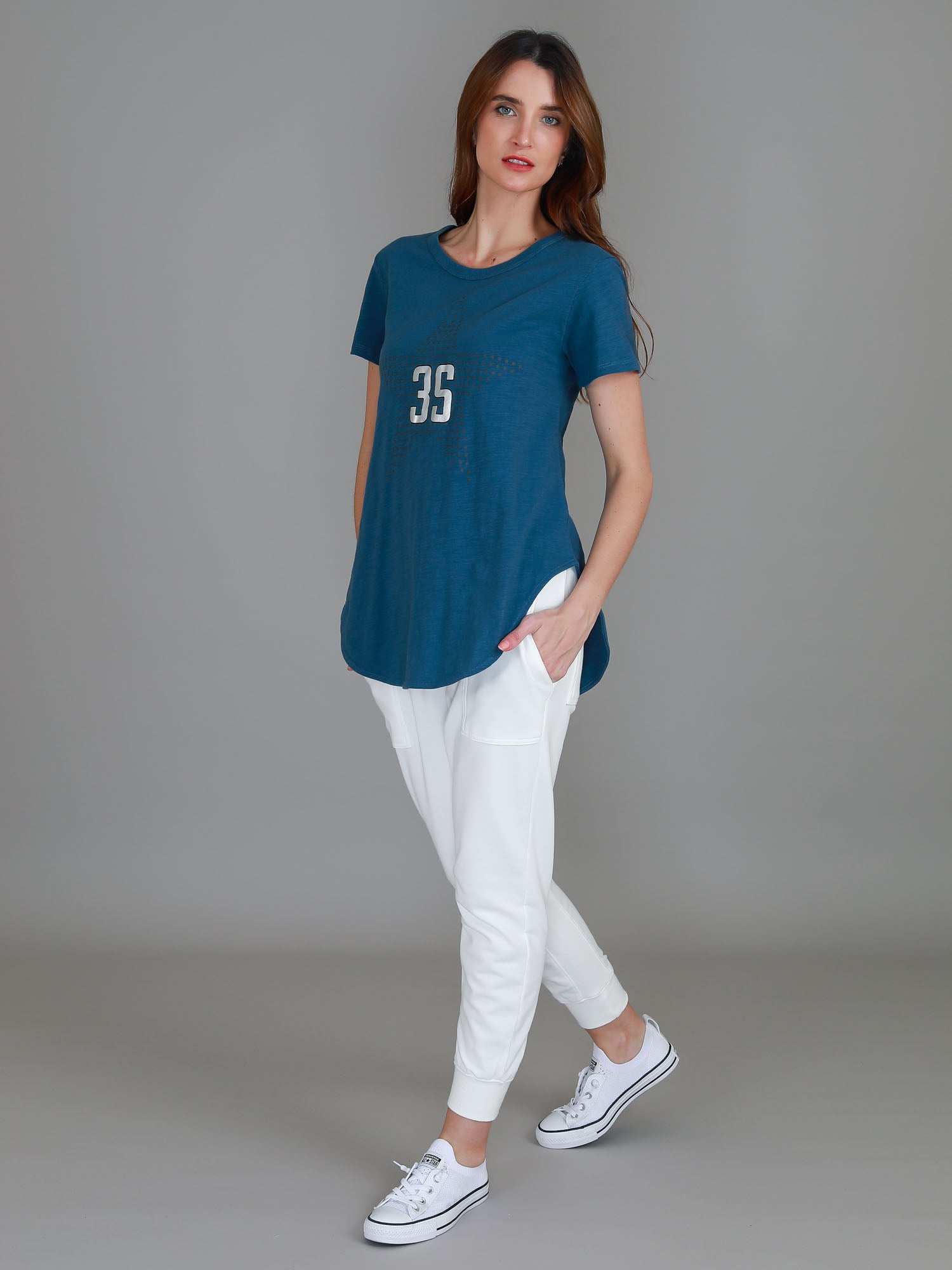 women's tshirt #color_indigo sea