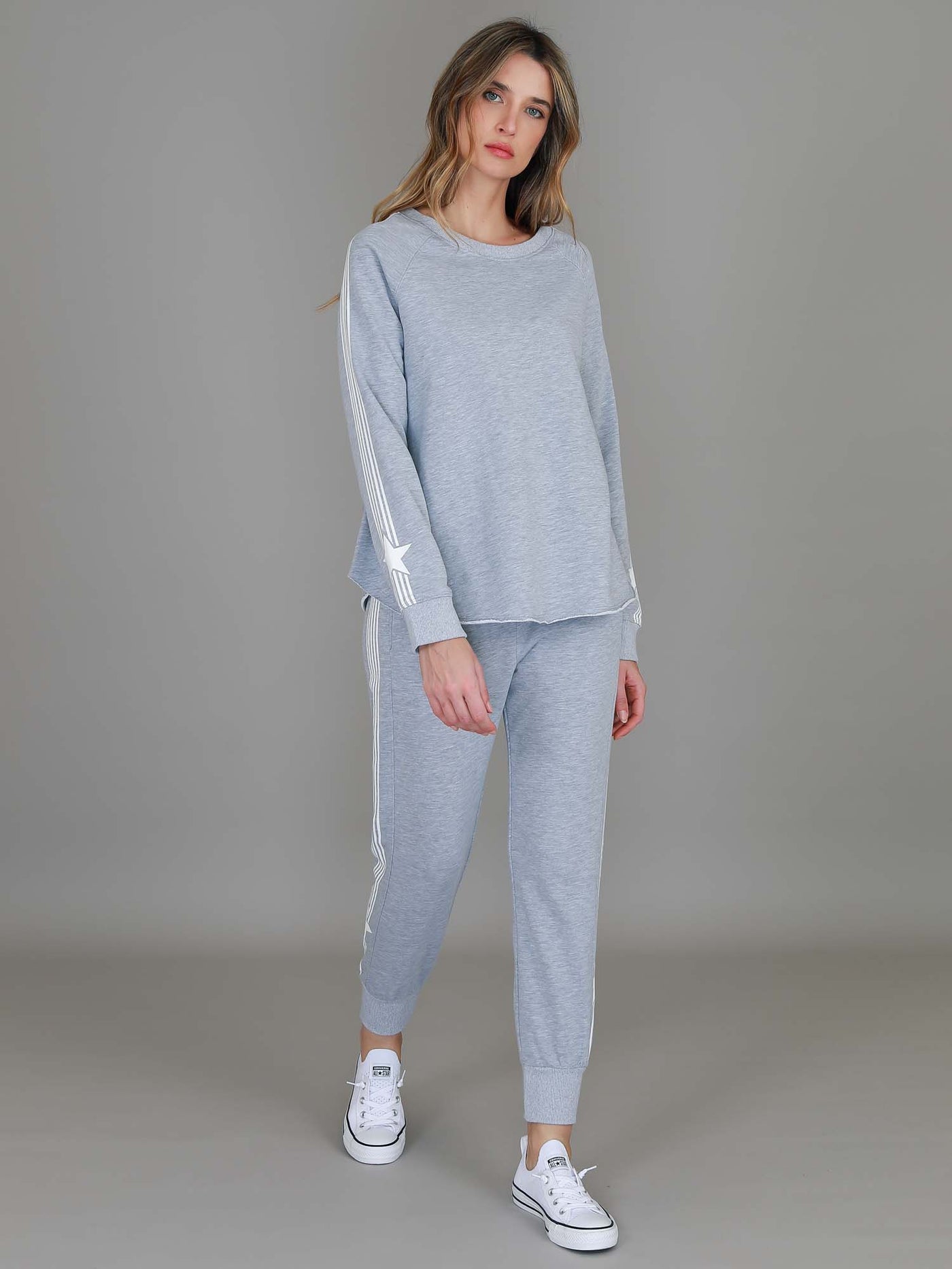 Britney Star Sleeve Sweatshirt