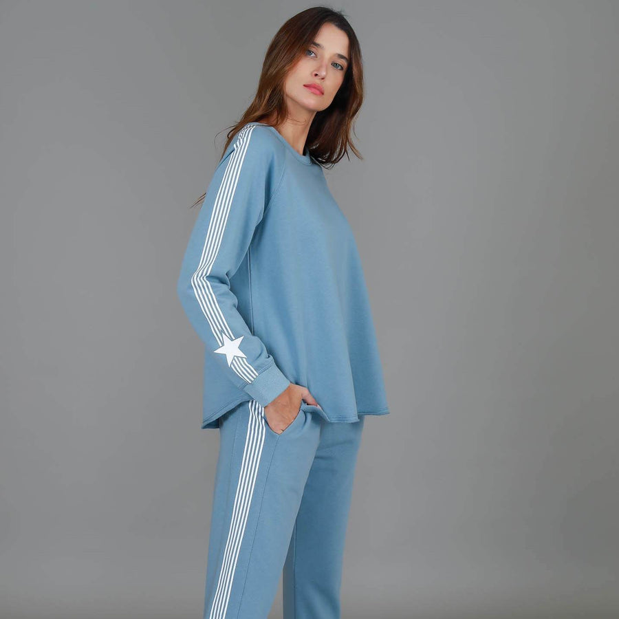 Britney Star Sleeve Sweatshirt size guide