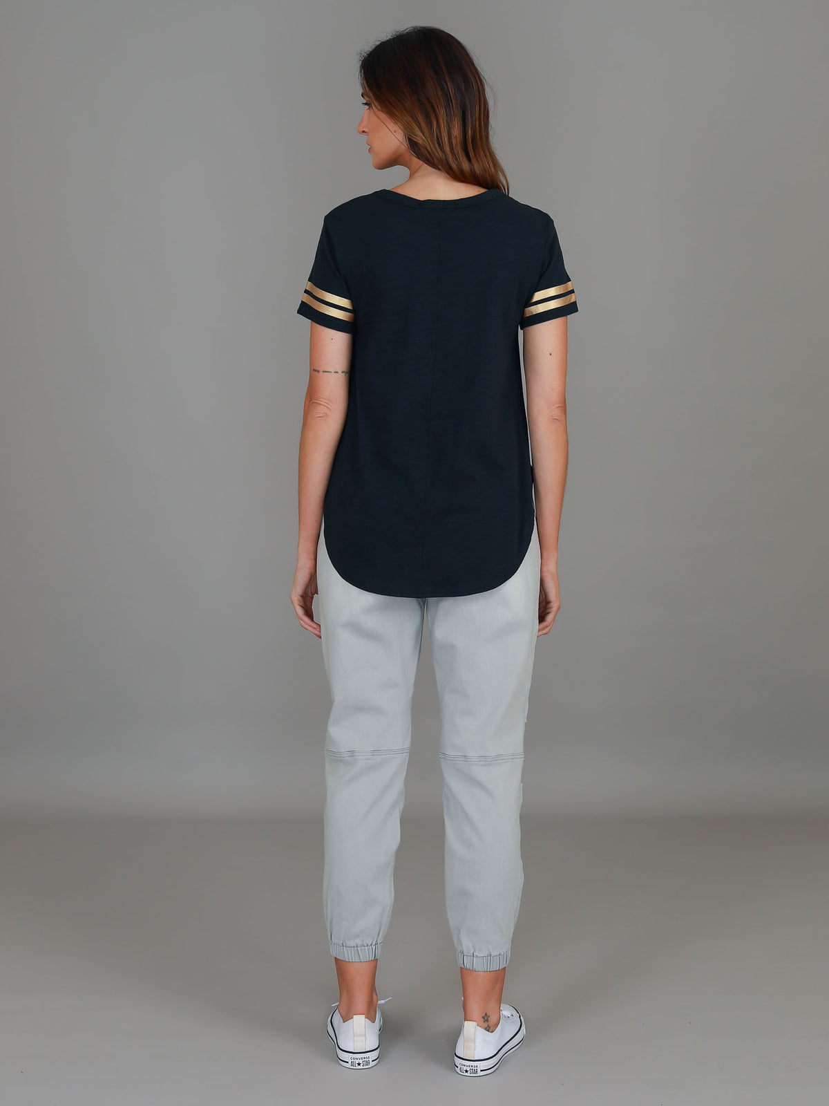 ink leopard star graphic tee