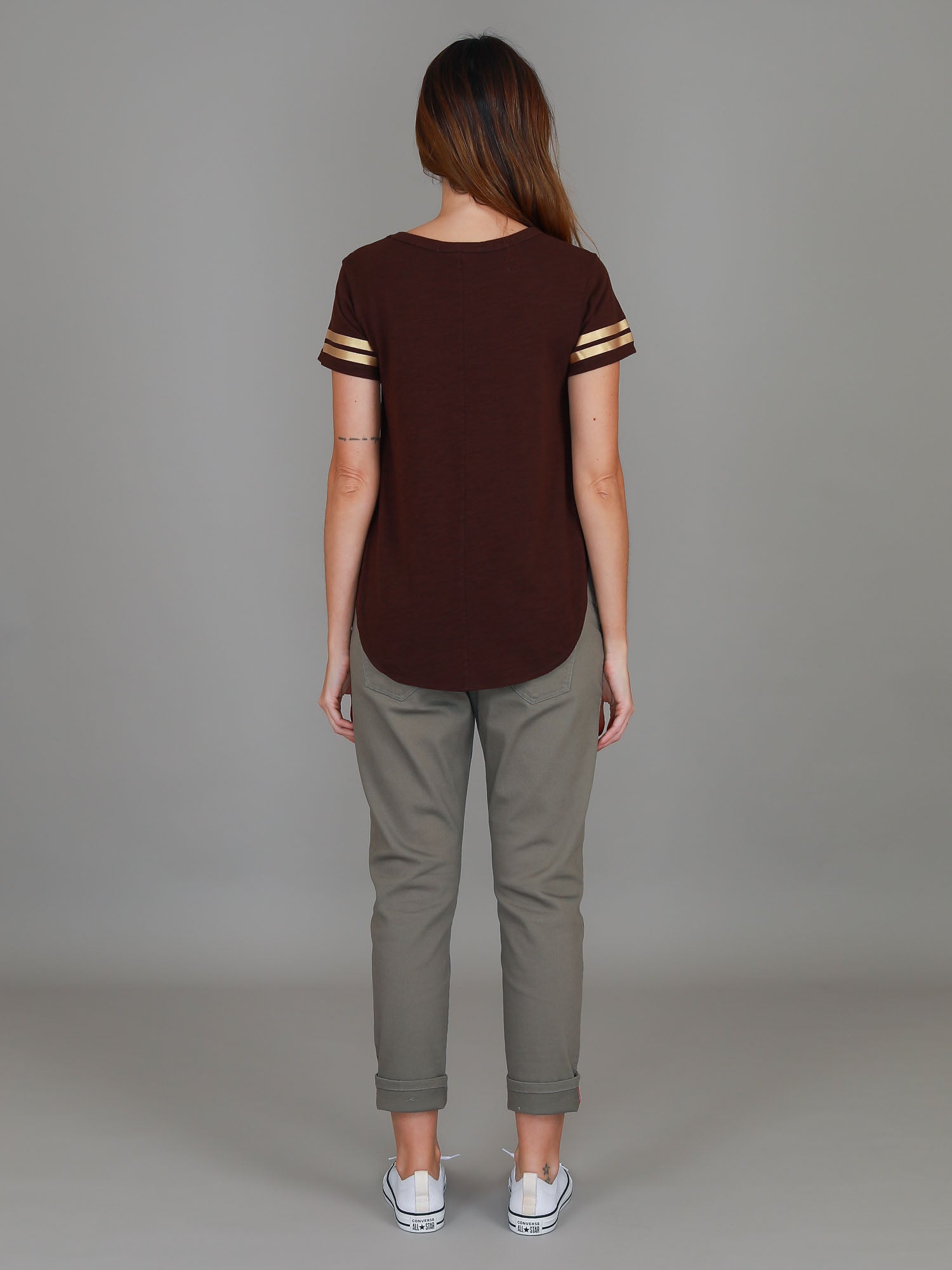 womens brown t shirts #color_cocoa