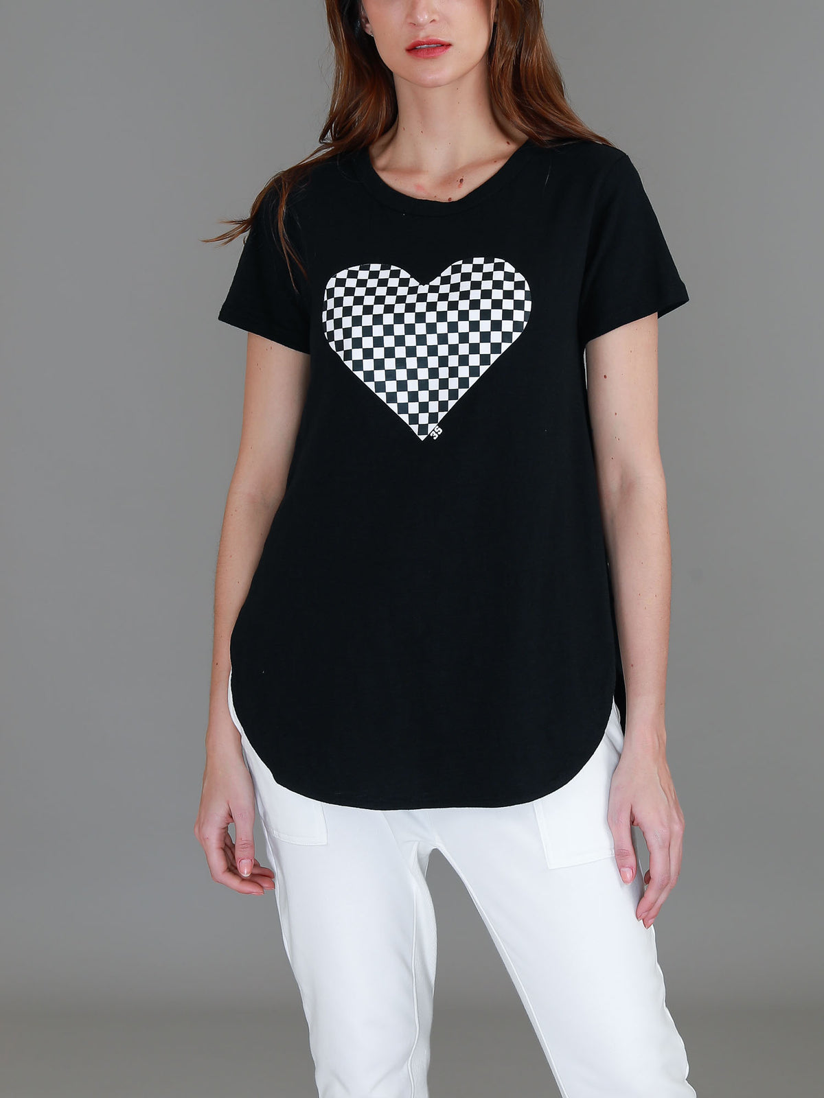 black heart tee women