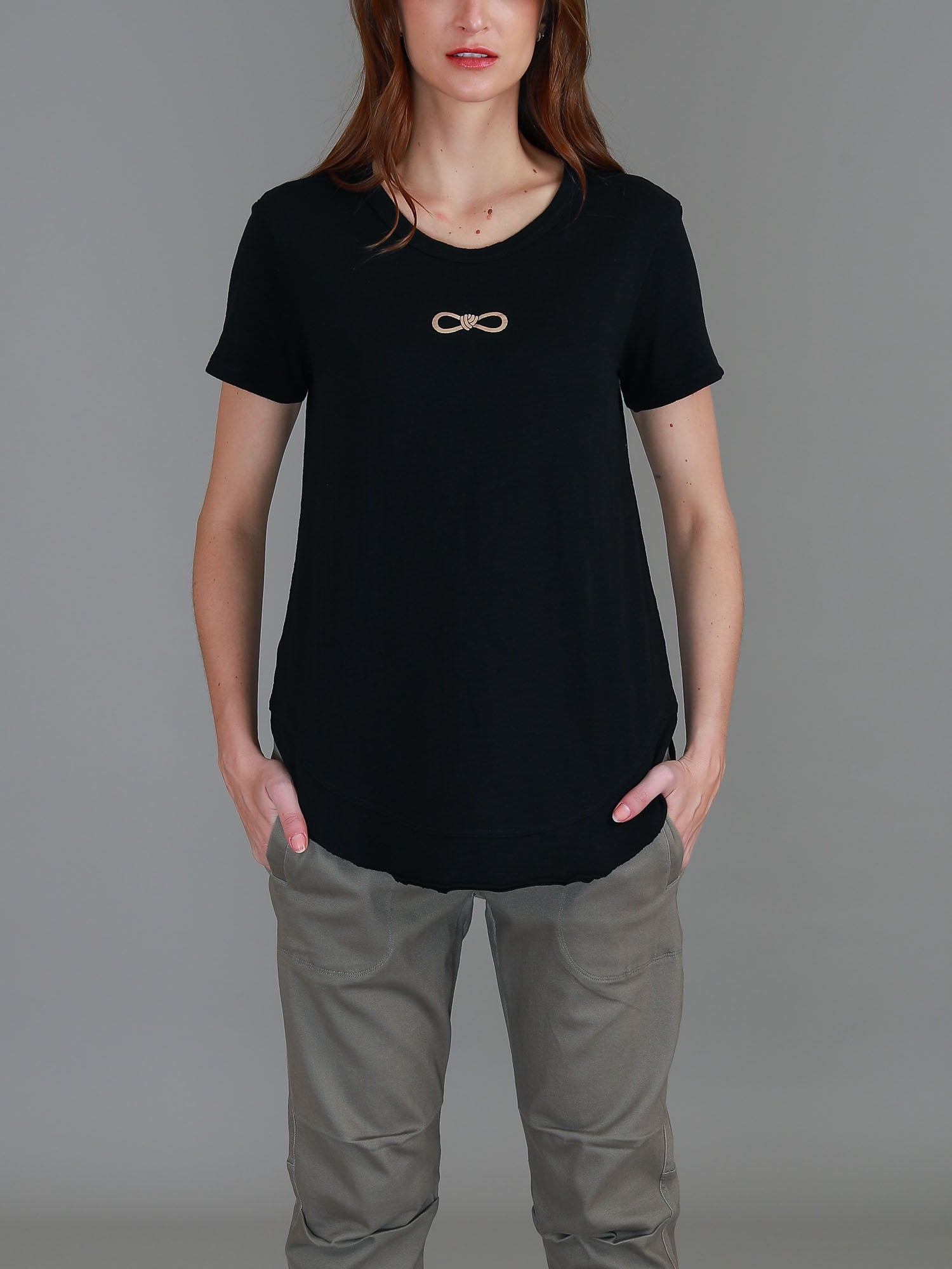 bow t shirt #color_black