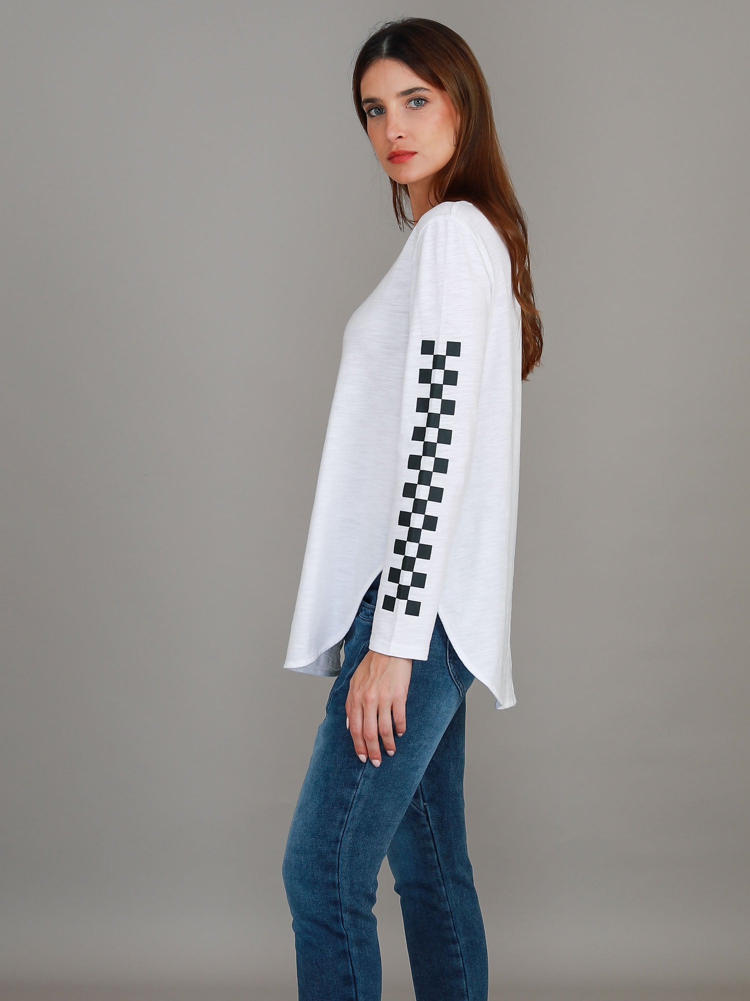 long sleeve t shirts for ladies #color_white