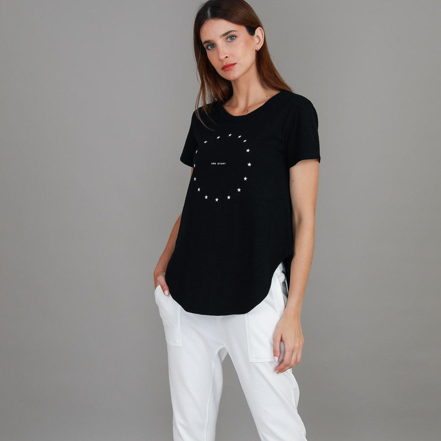 Charly Mini Star Print T Shirt size guide