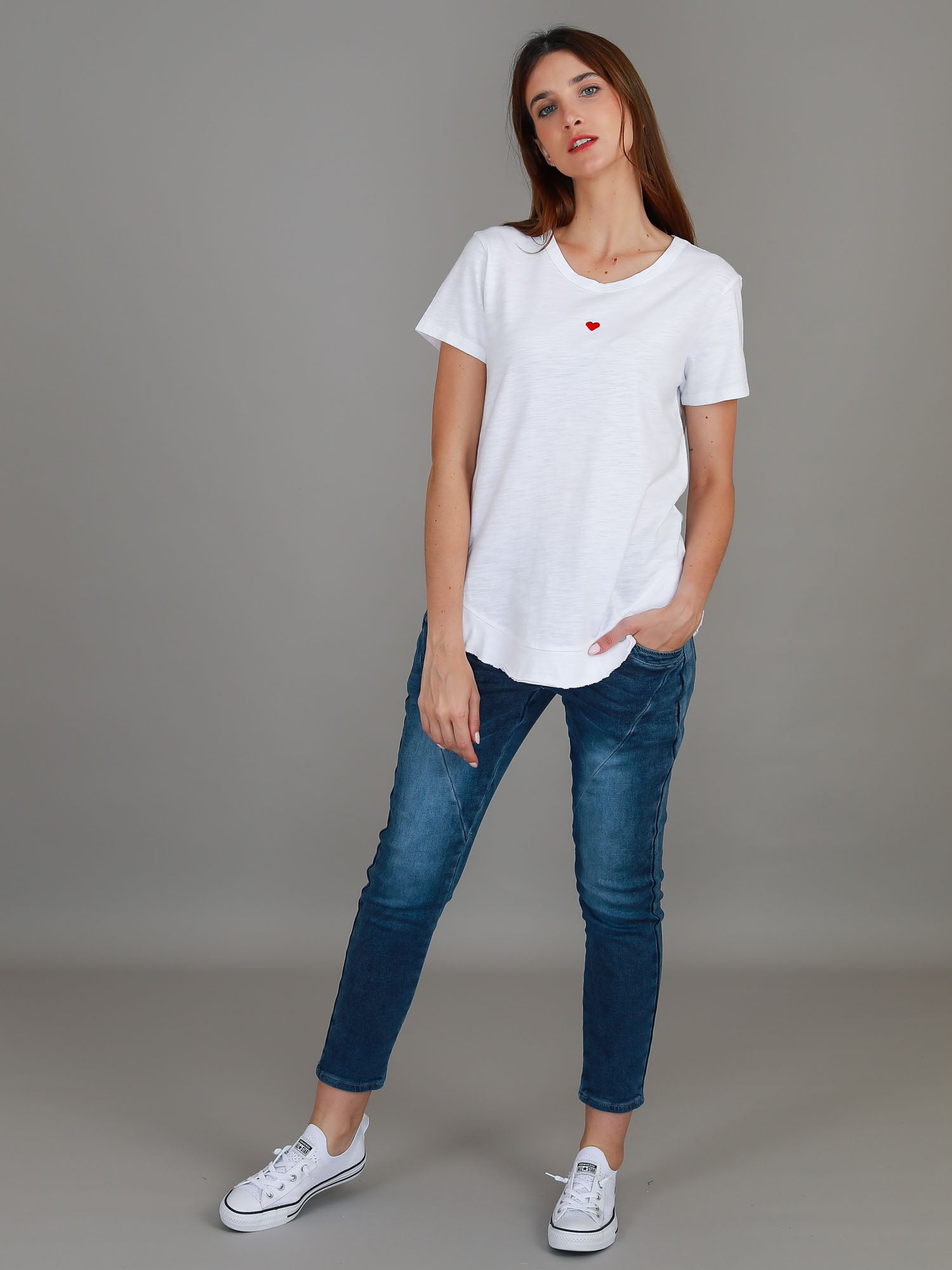 scoop hem t shirt #color_white