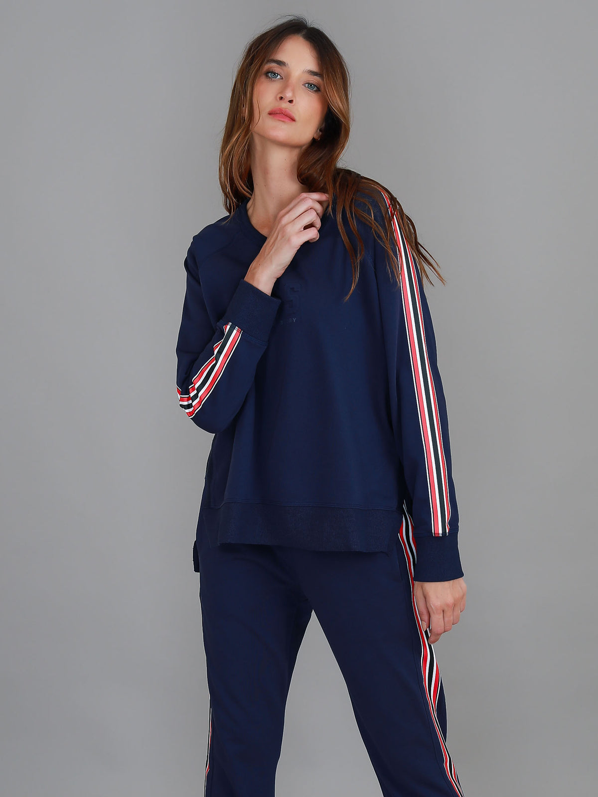 Thea 3S Stripe Sweatshirt