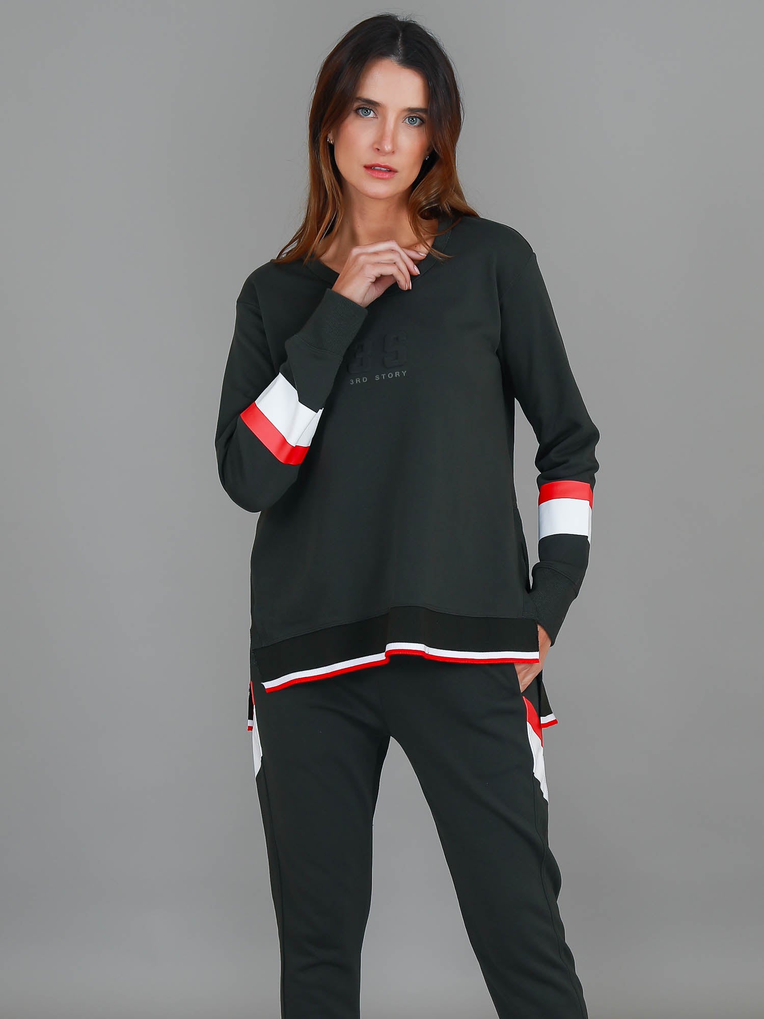 sweat jumper #color_dark khaki