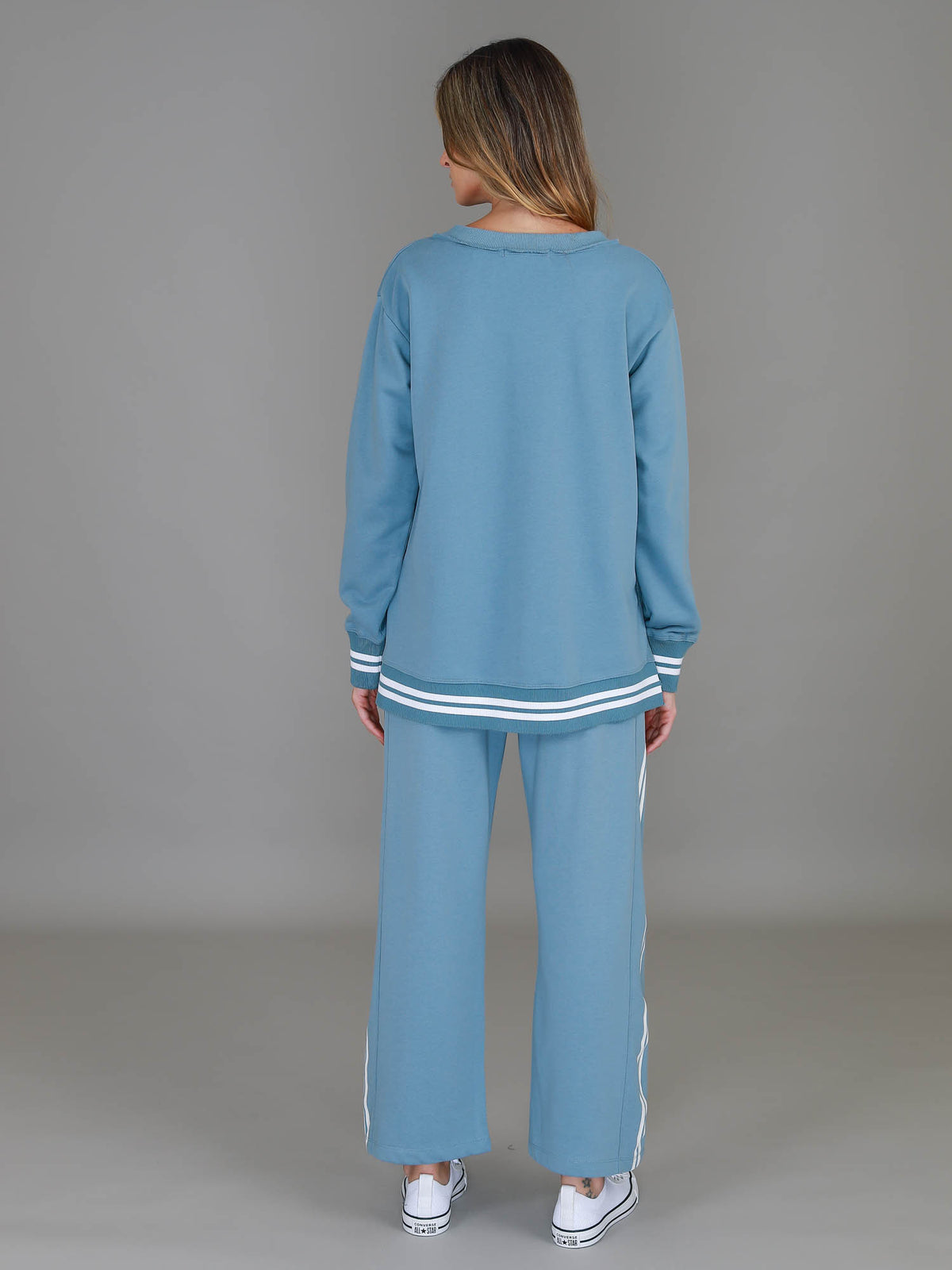 light blue matching set women