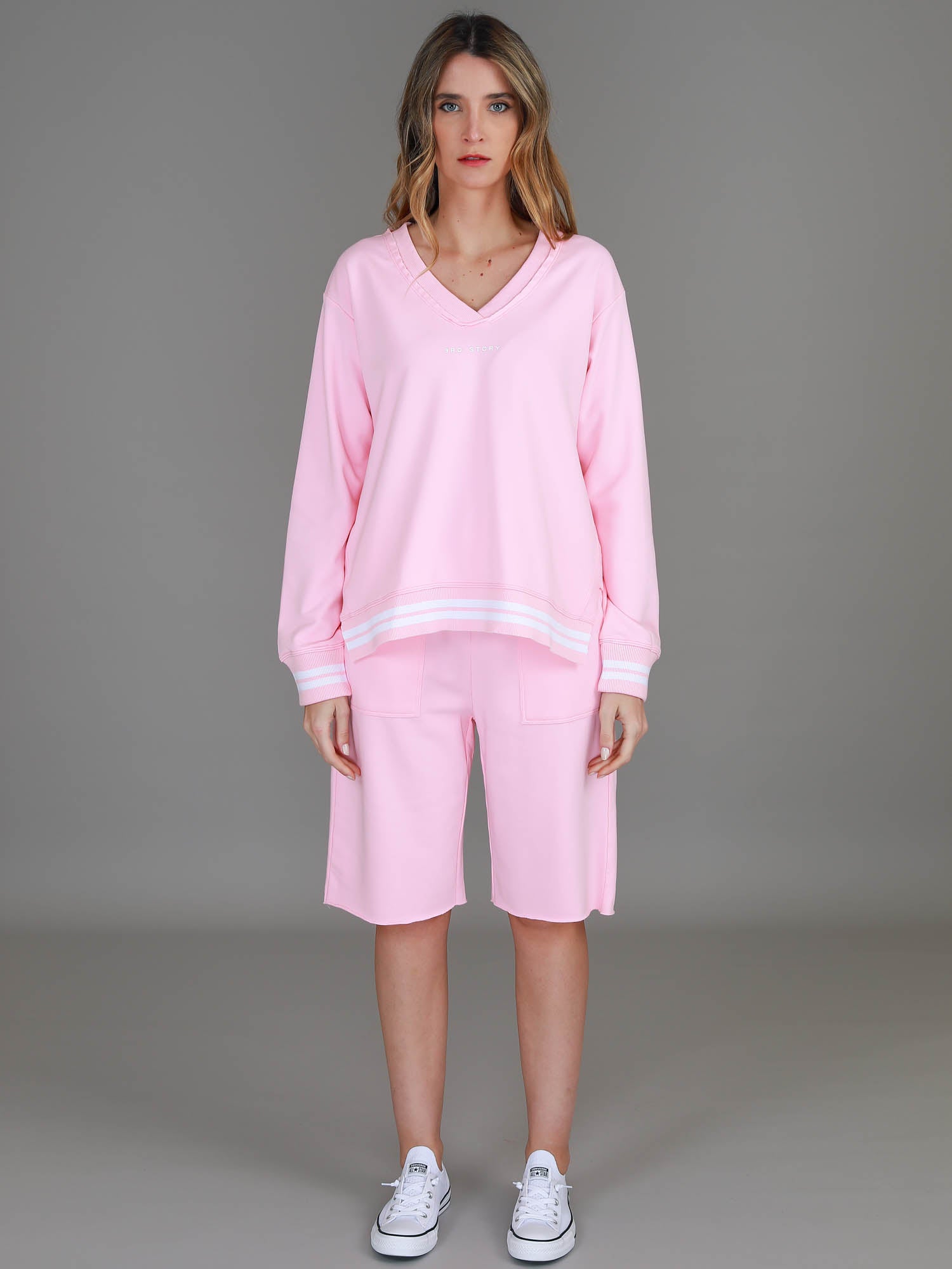 two piece sets for women #color_powder pink