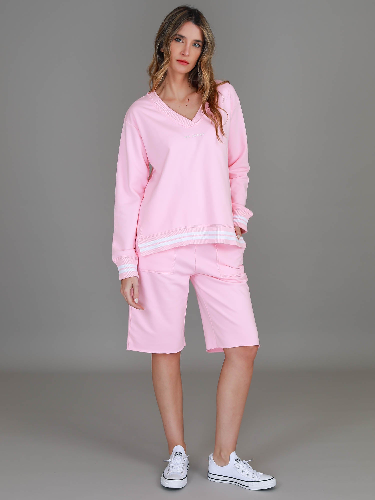 summer sets for women #color_powder pink