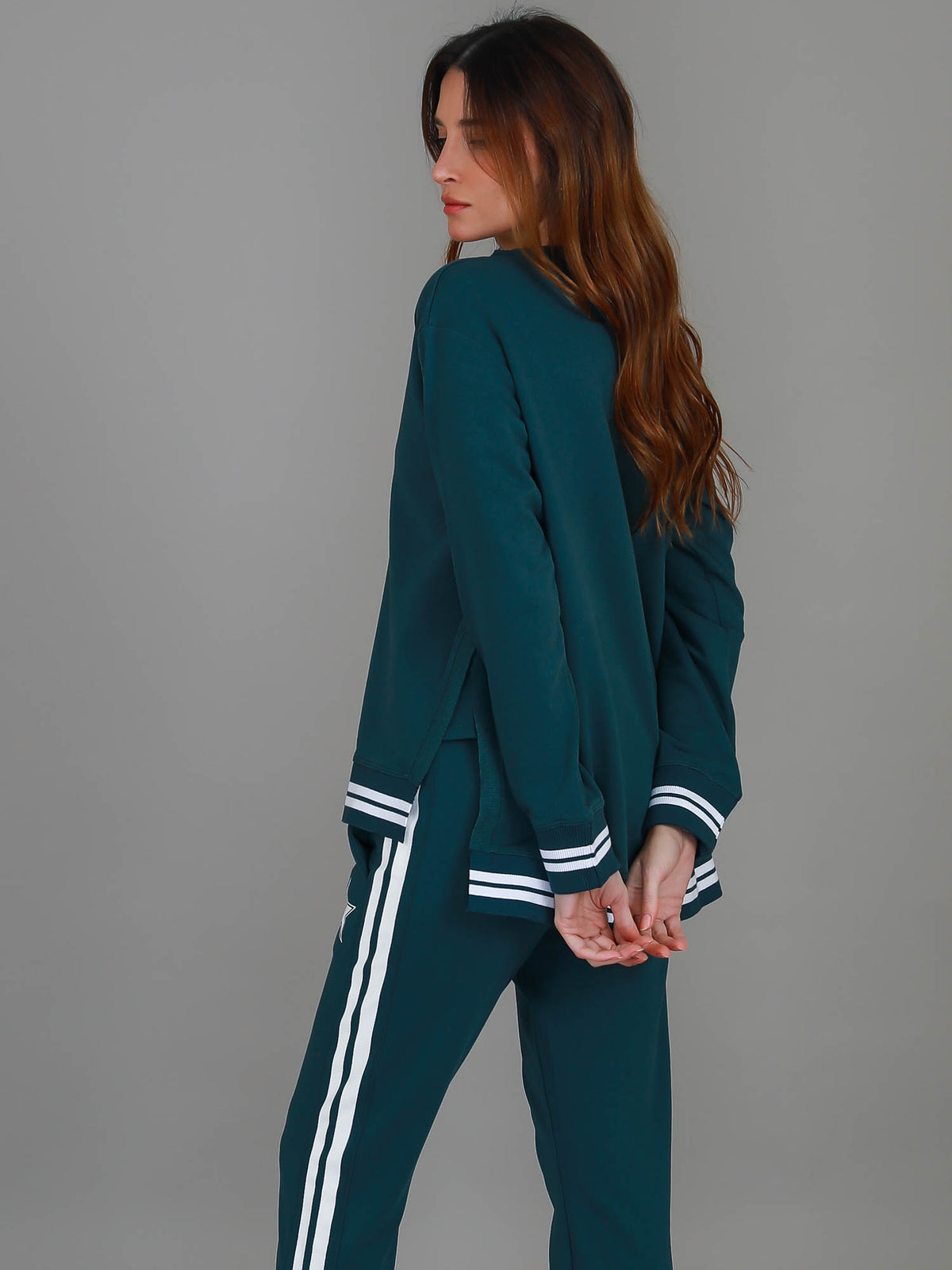 co ord set women teal
