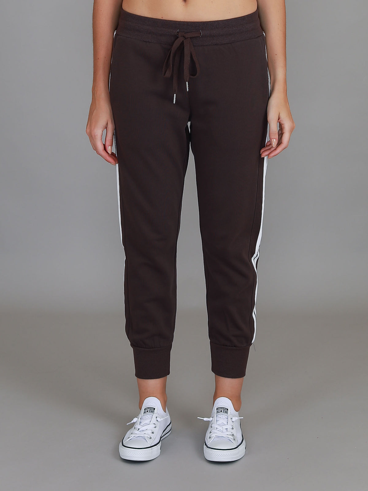 brown joggers womens