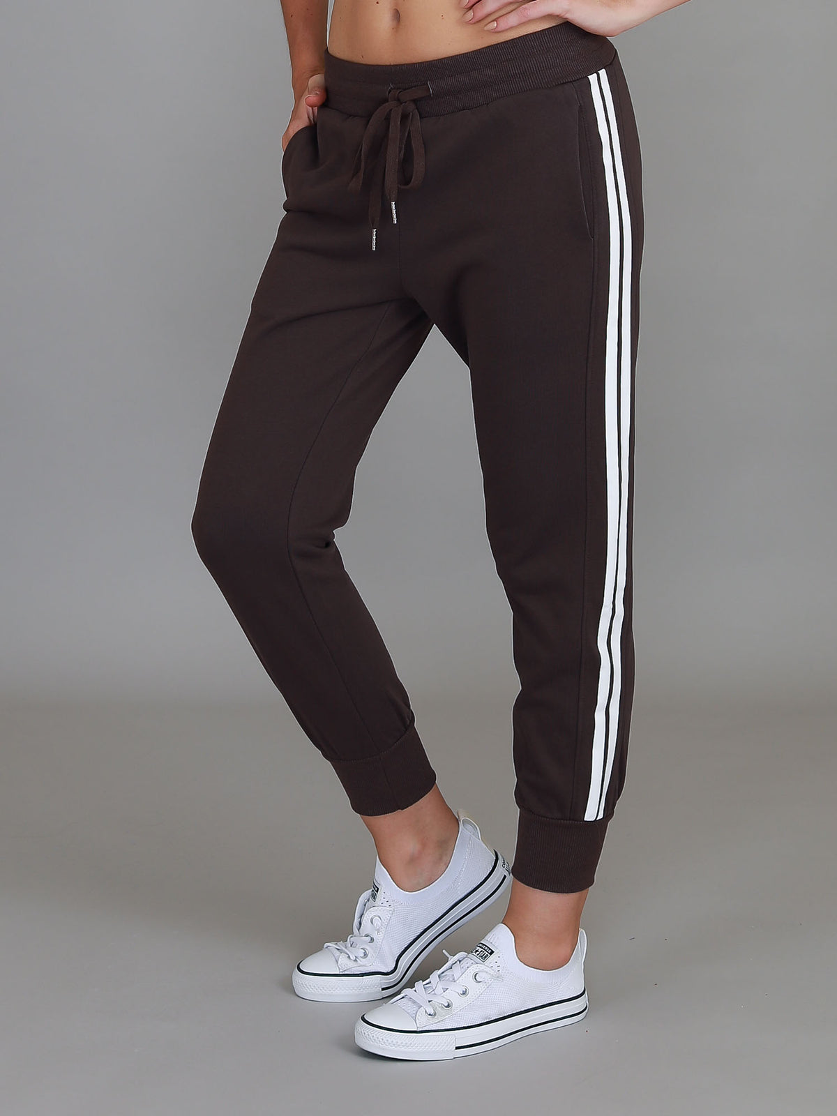 tan sweatpants