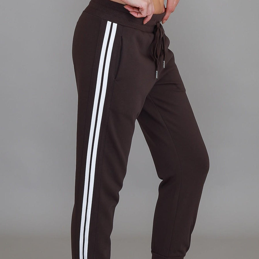 Pammy Stripe Panel Sweatpants size guide