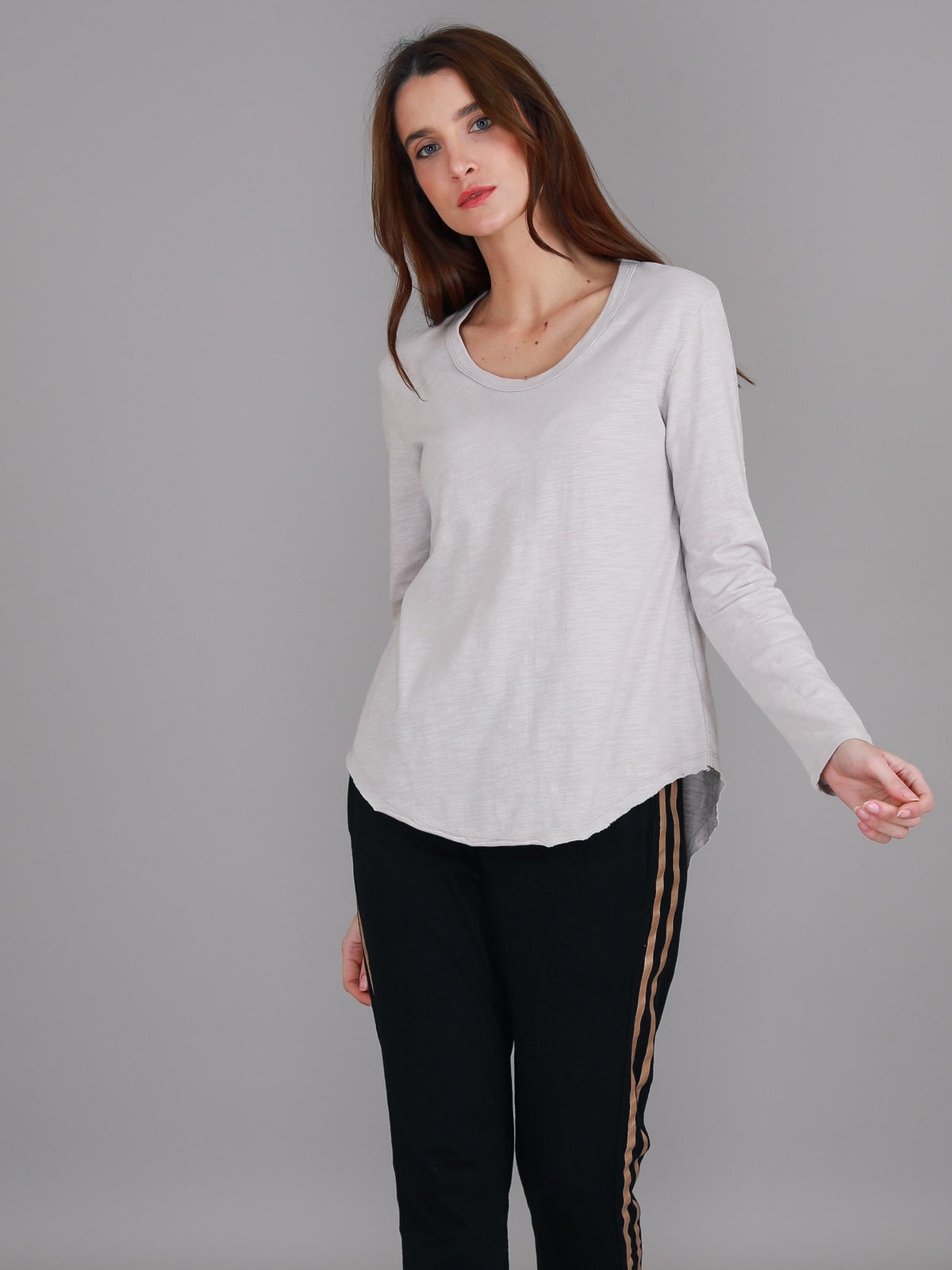 Penola Long Sleeve Essentials T Shirt