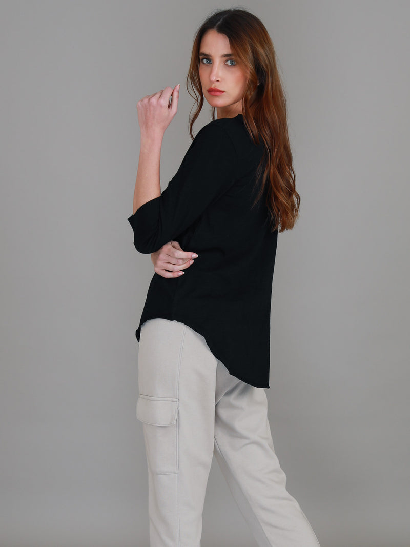 3/4 tops #color_black