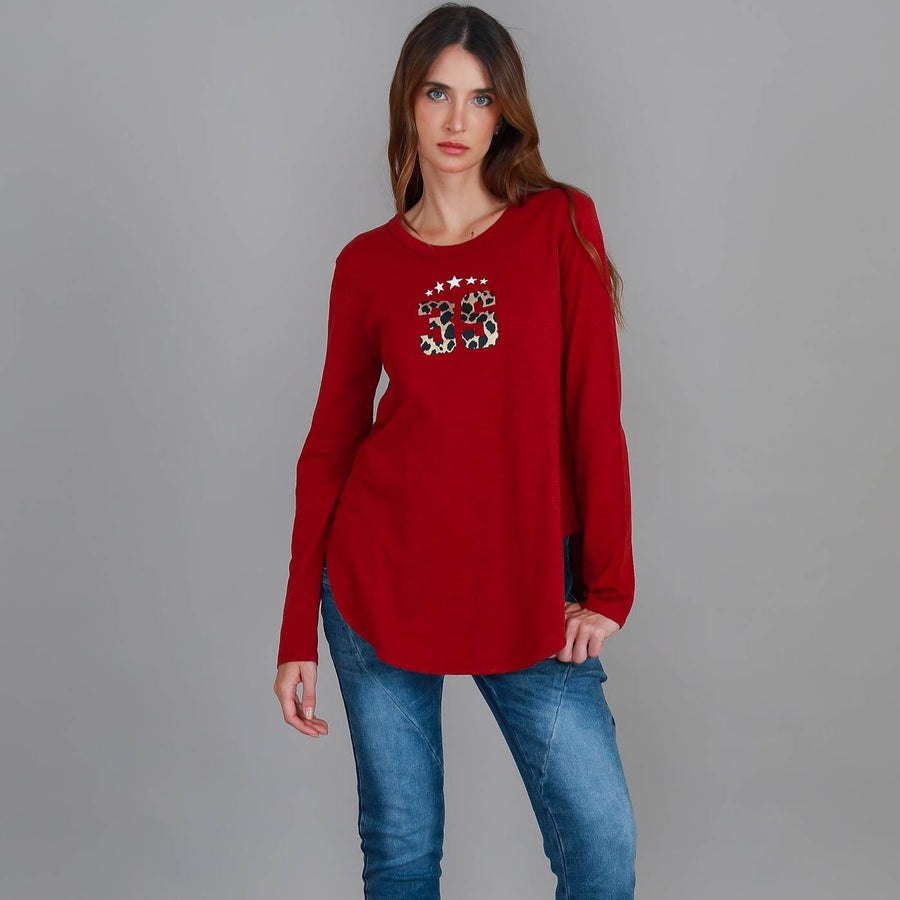 Abella 3S Leopard Long Sleeve T Shirt size guide