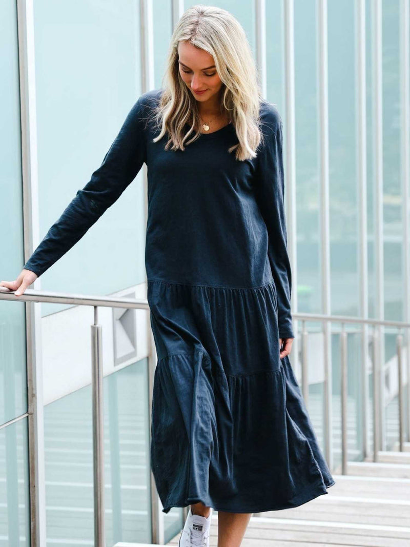 Vera Tiered Midi Dress
