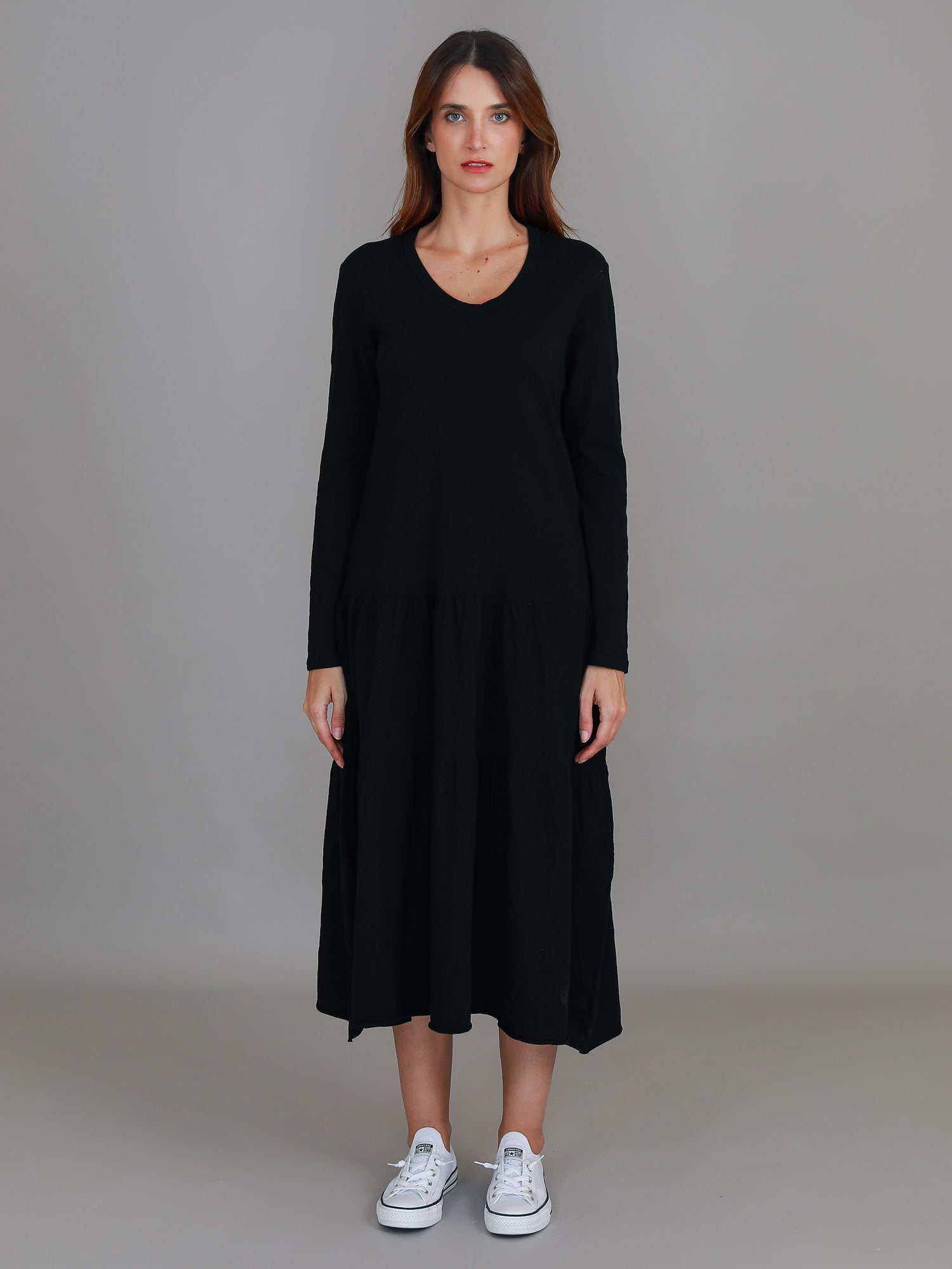 womens dresses with sleeves #color_black