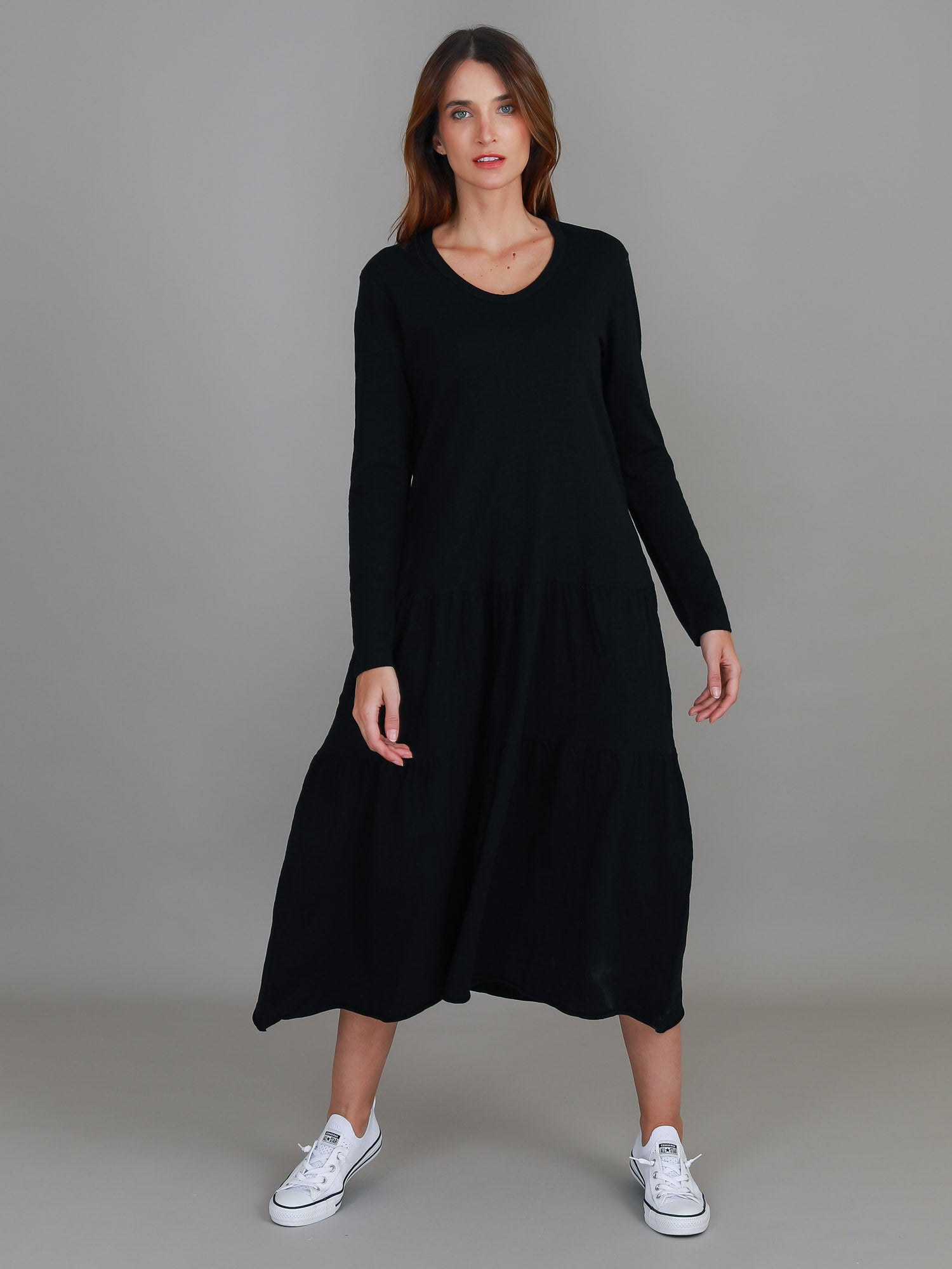 long dresses with sleeves #color_black