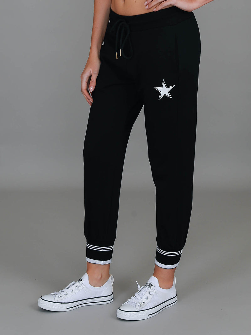 cotton track pants women #color_black