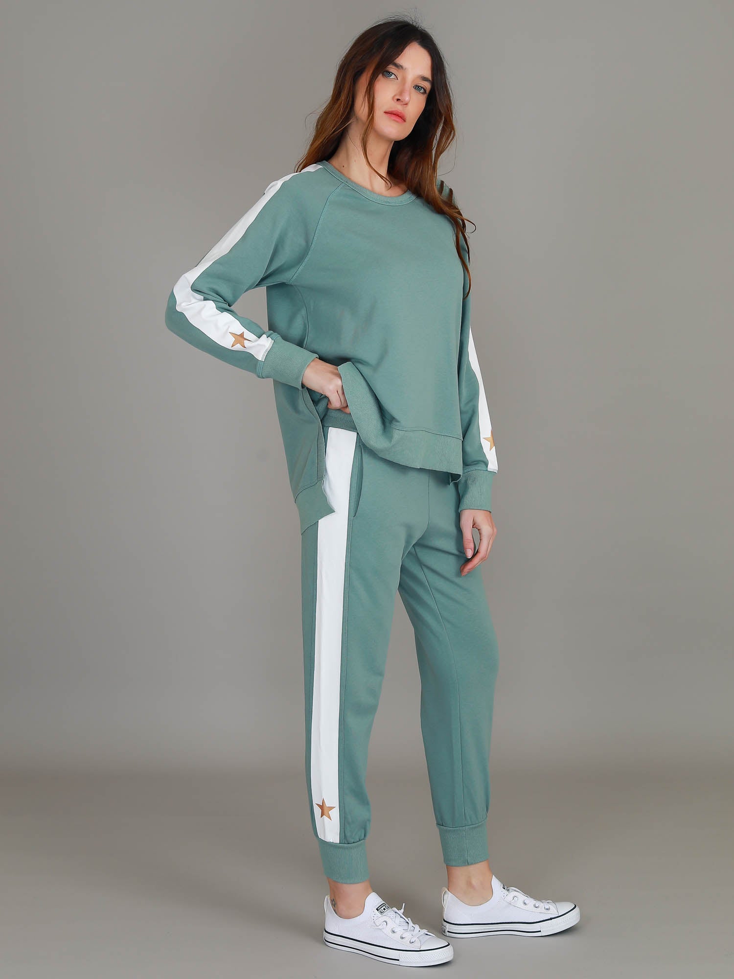 matching womens tracksuit #color_mushroom