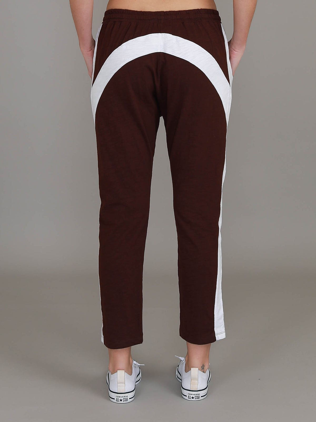 brown joggers