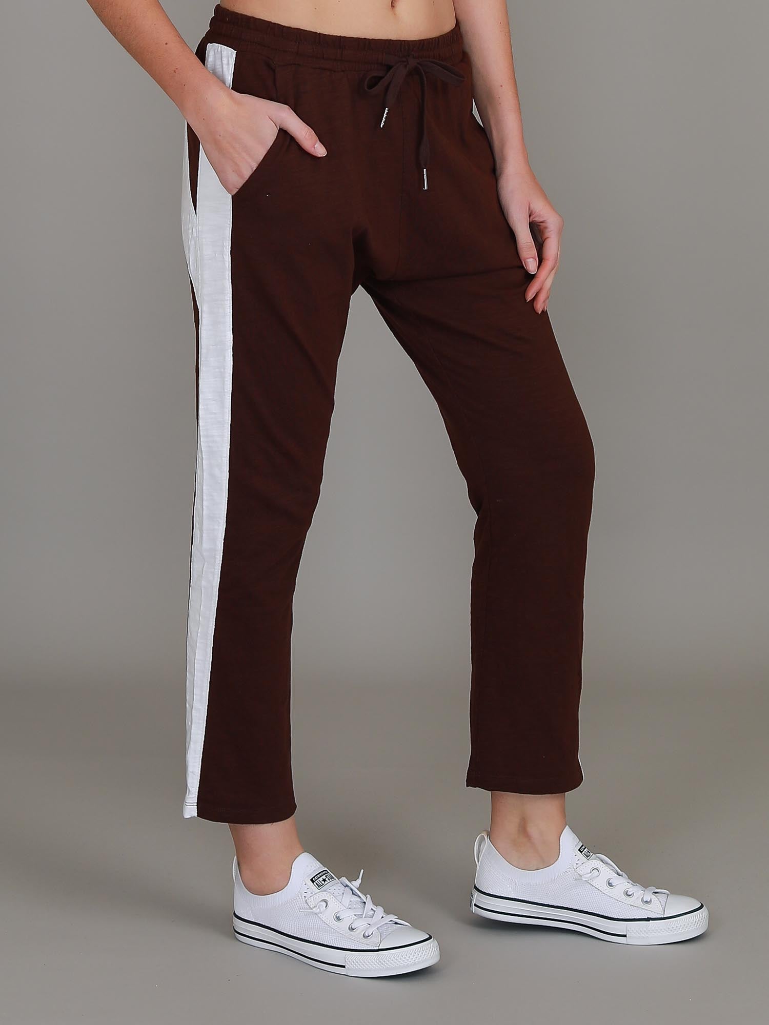 chocolate brown pants #color_cocoa