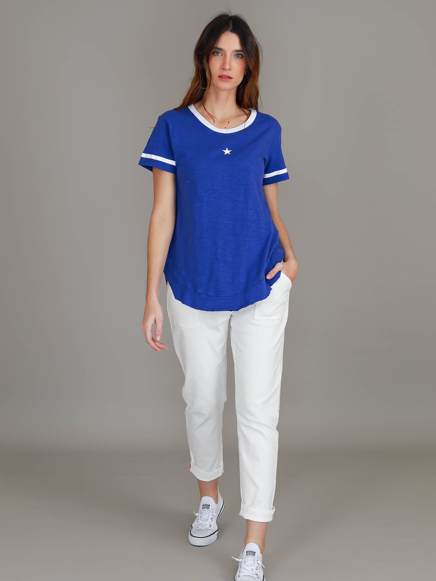 ladies blue tops #color_pansy