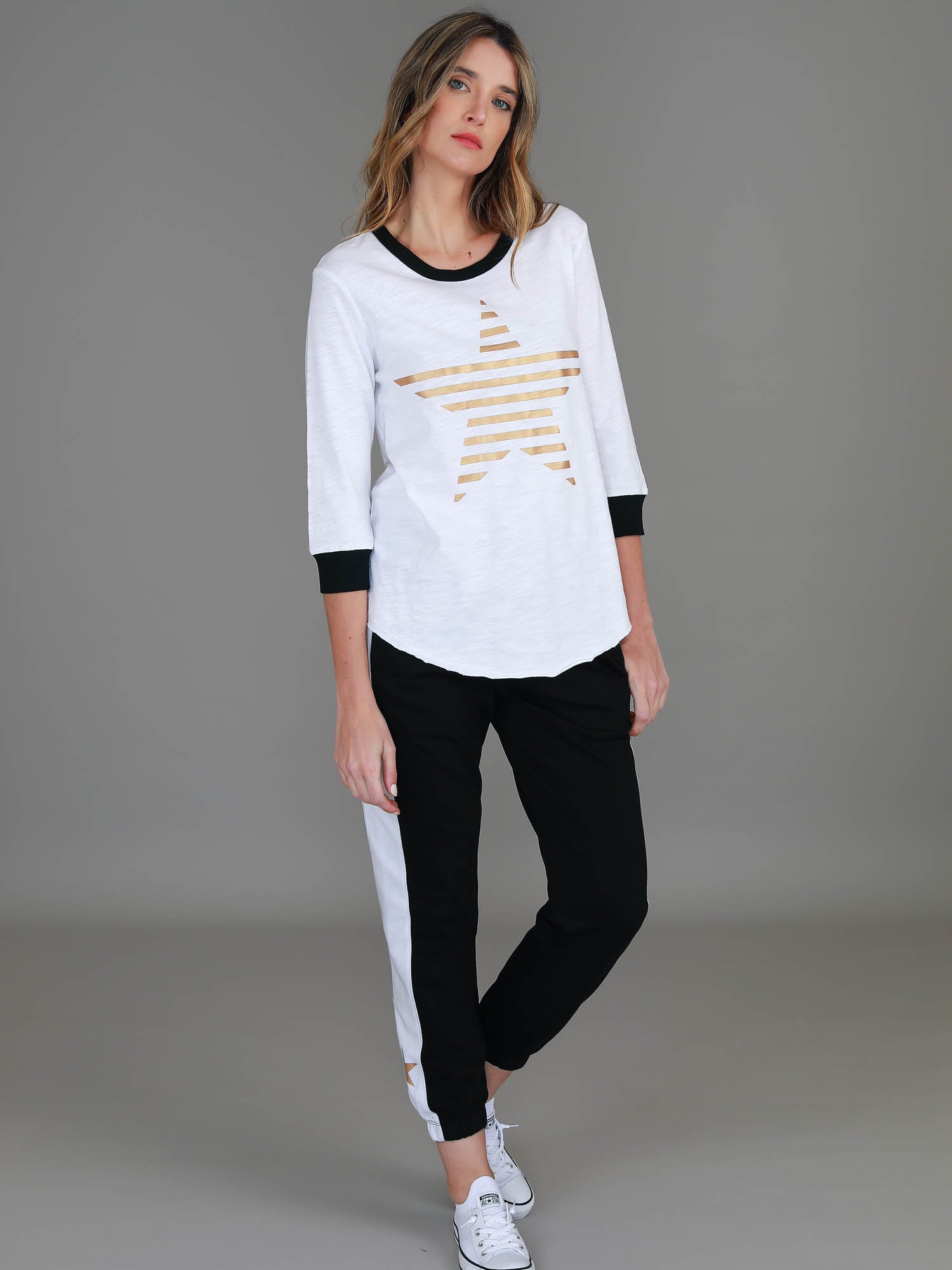 quarter sleeve t shirt #color_white