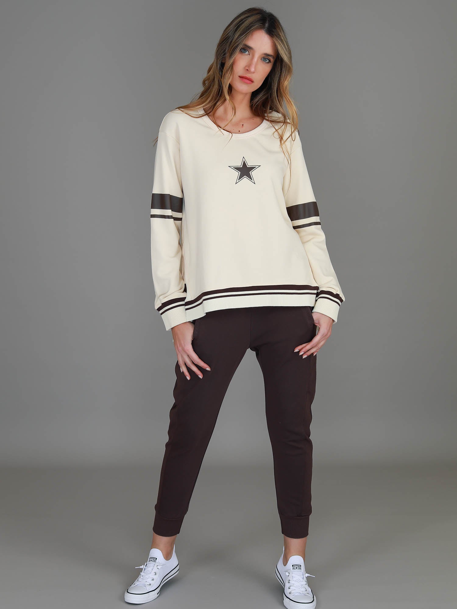 cream shirt women #color_bone