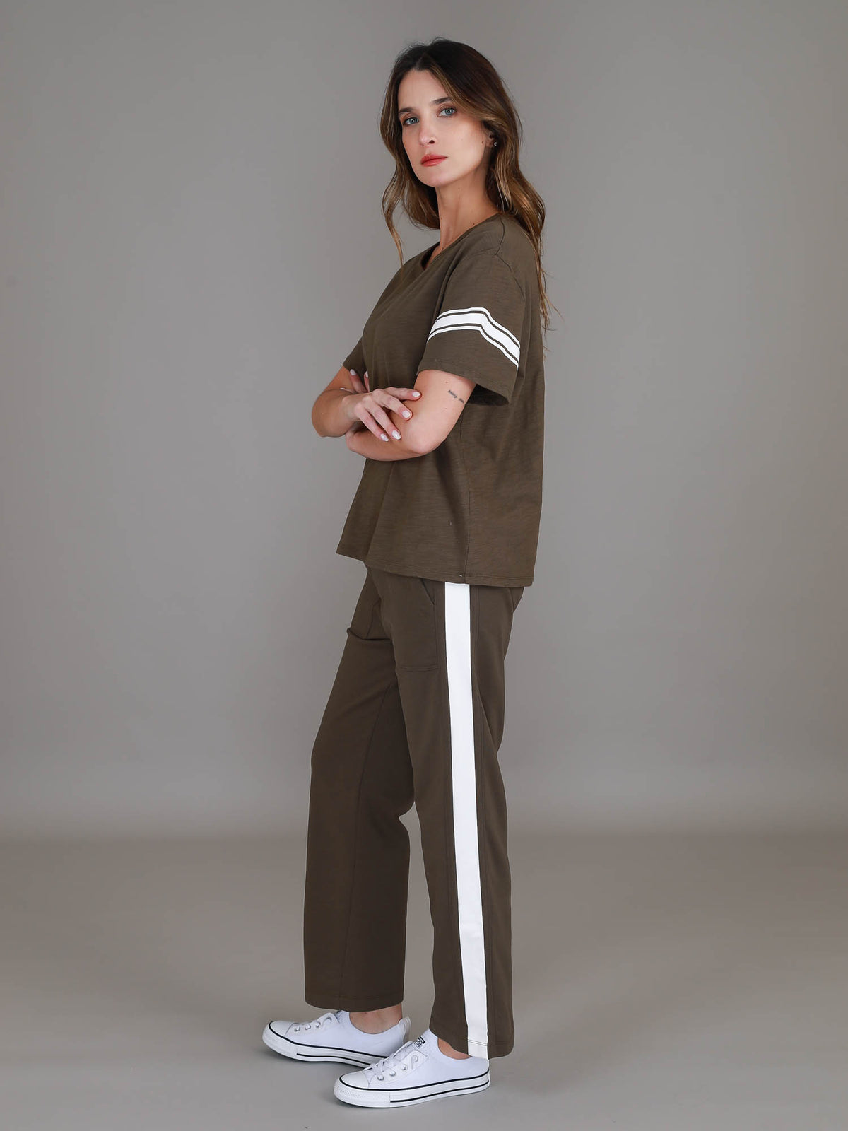 dark olive t shirt #color_dark olive