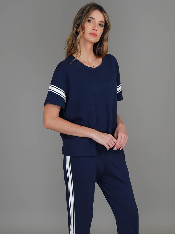 Billie Banded Sleeve T Shirt