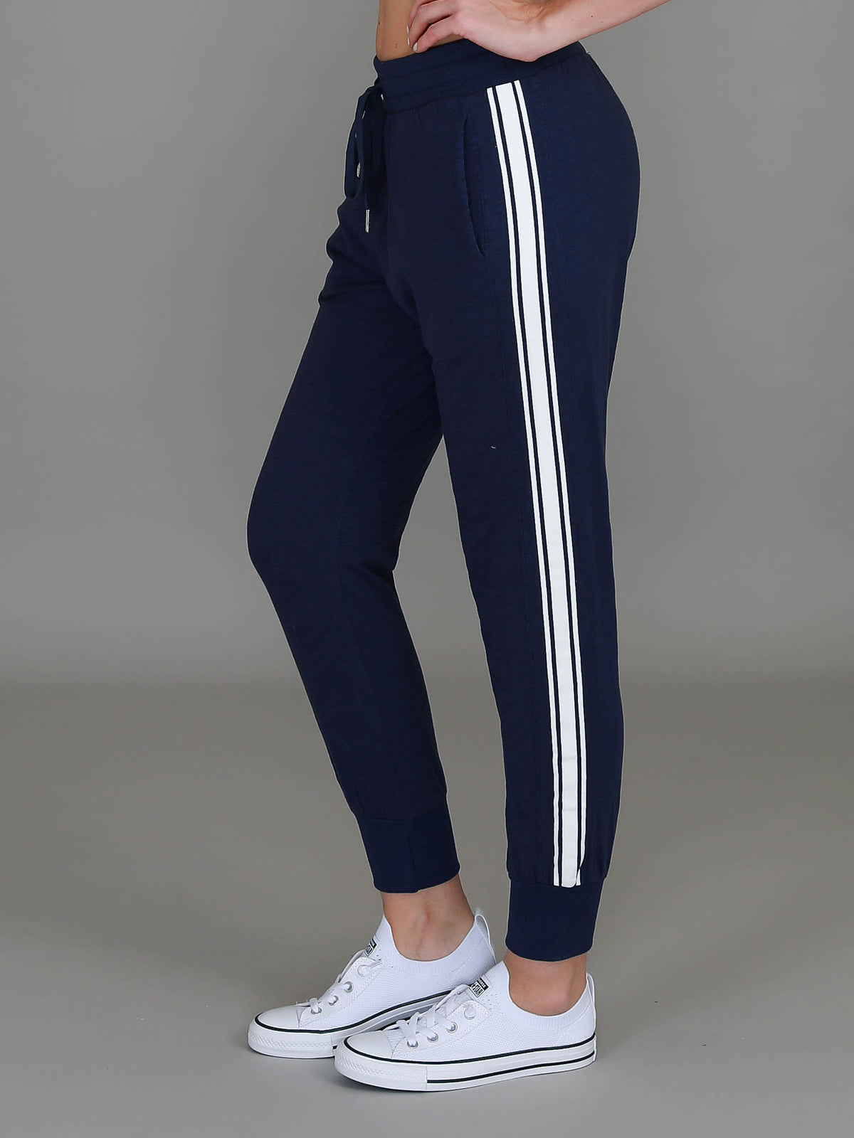 tapered stripe joggers