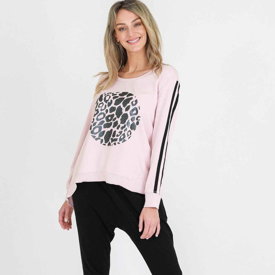 Faith Leopard Circa Sweatshirt size guide