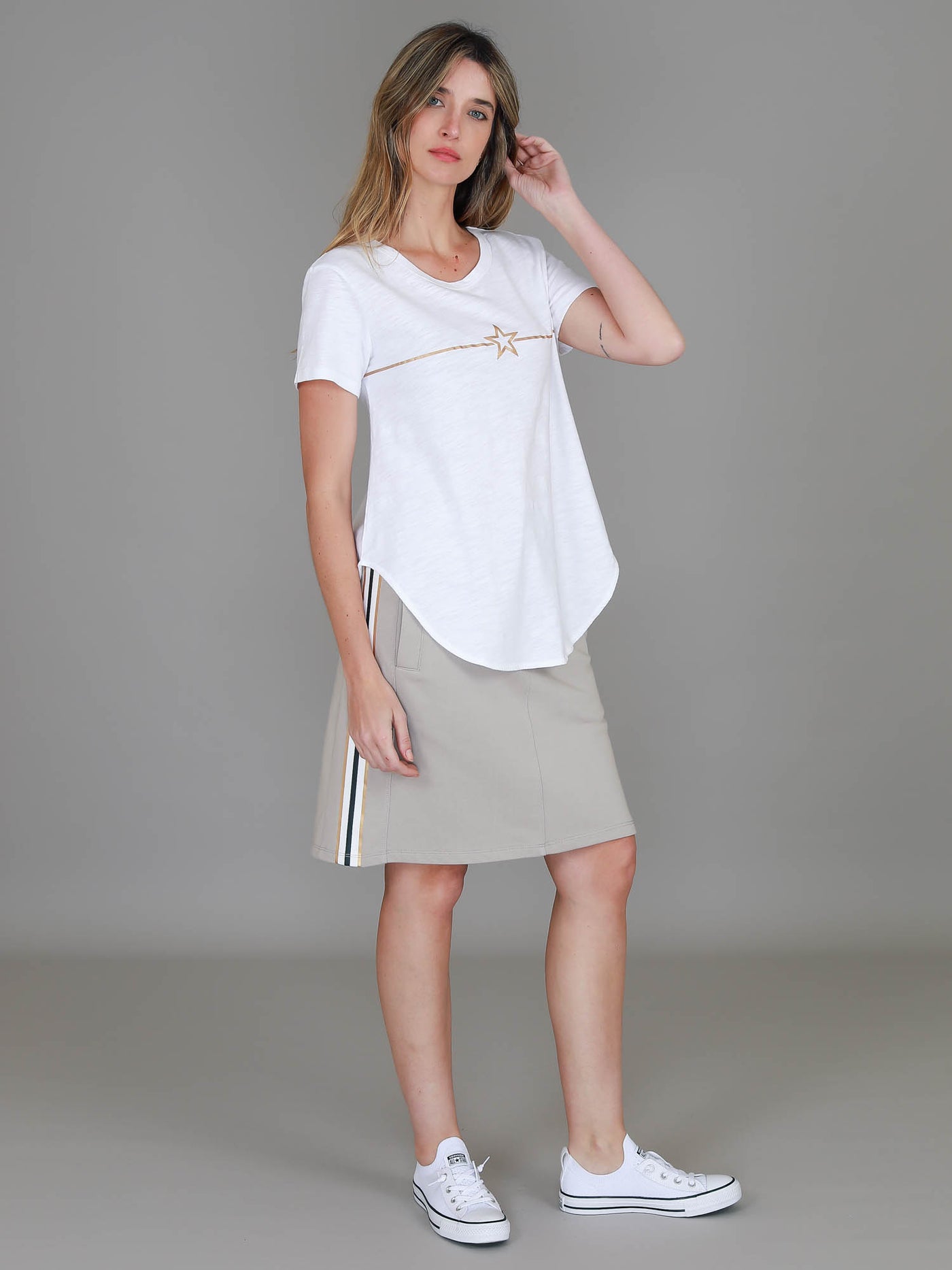 Clara Mini Gold Star T Shirt