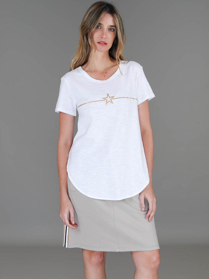 Clara Mini Gold Star T Shirt