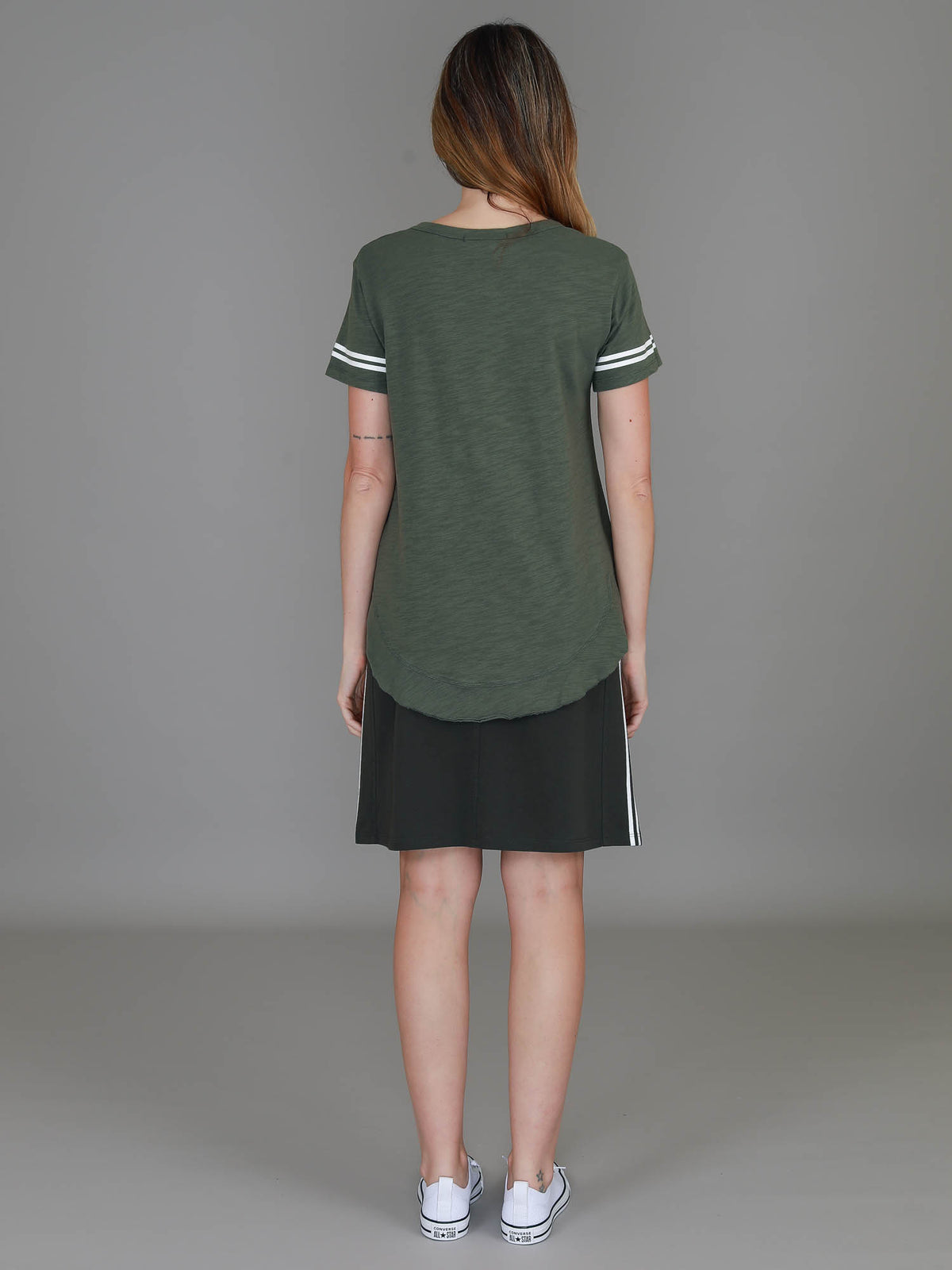 khaki graphic tee