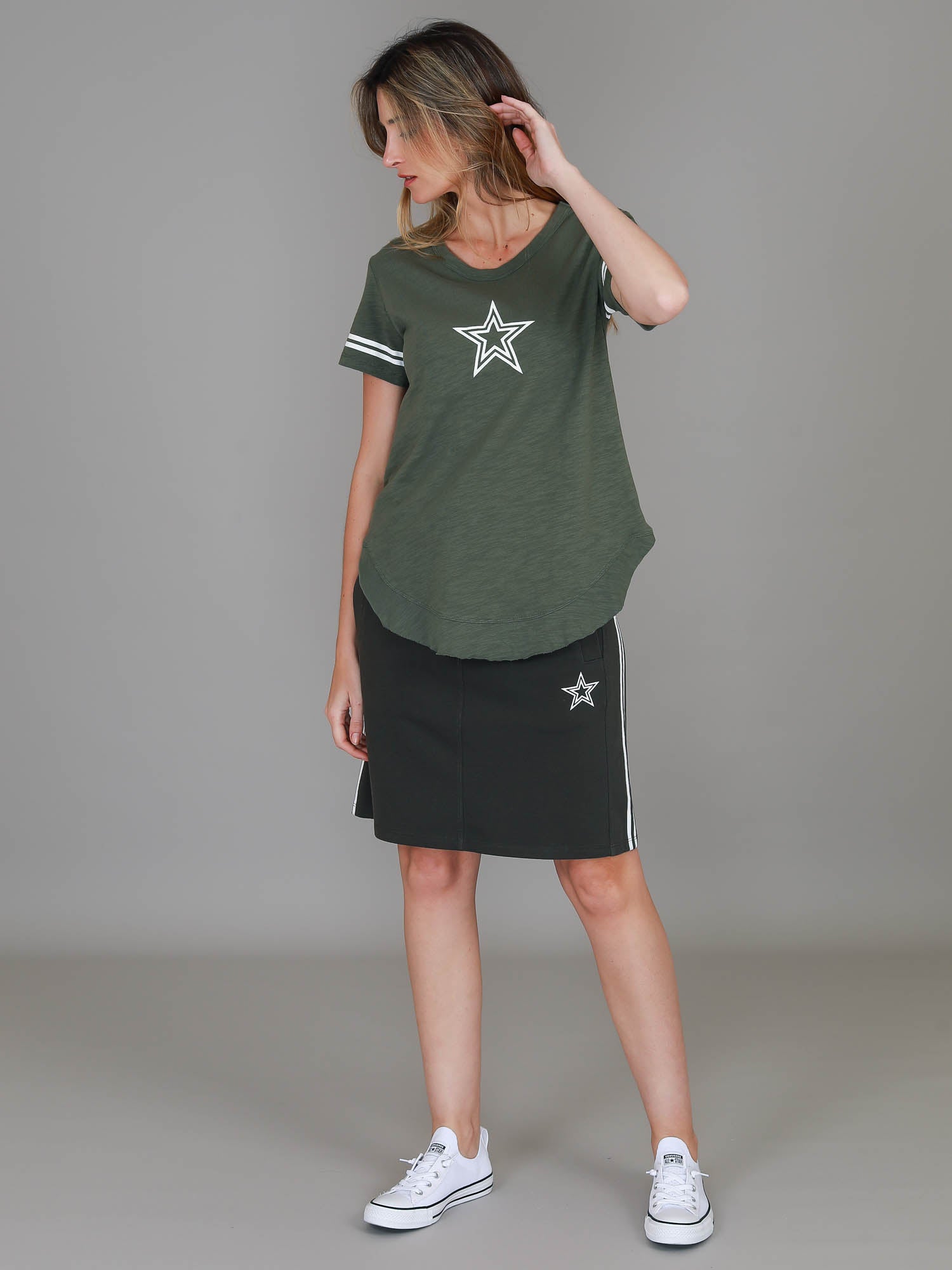 moss green top #color_khaki