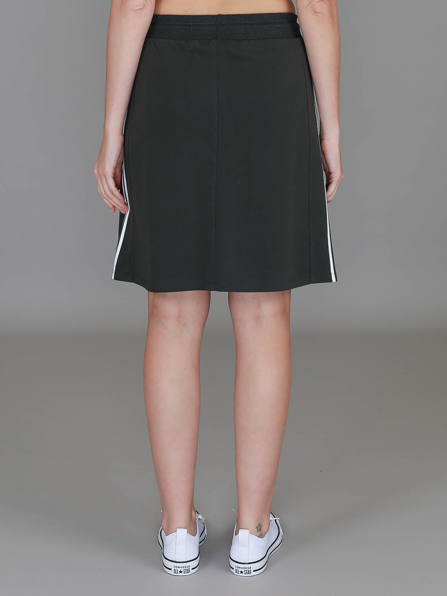 long green skirt #color_dark khaki