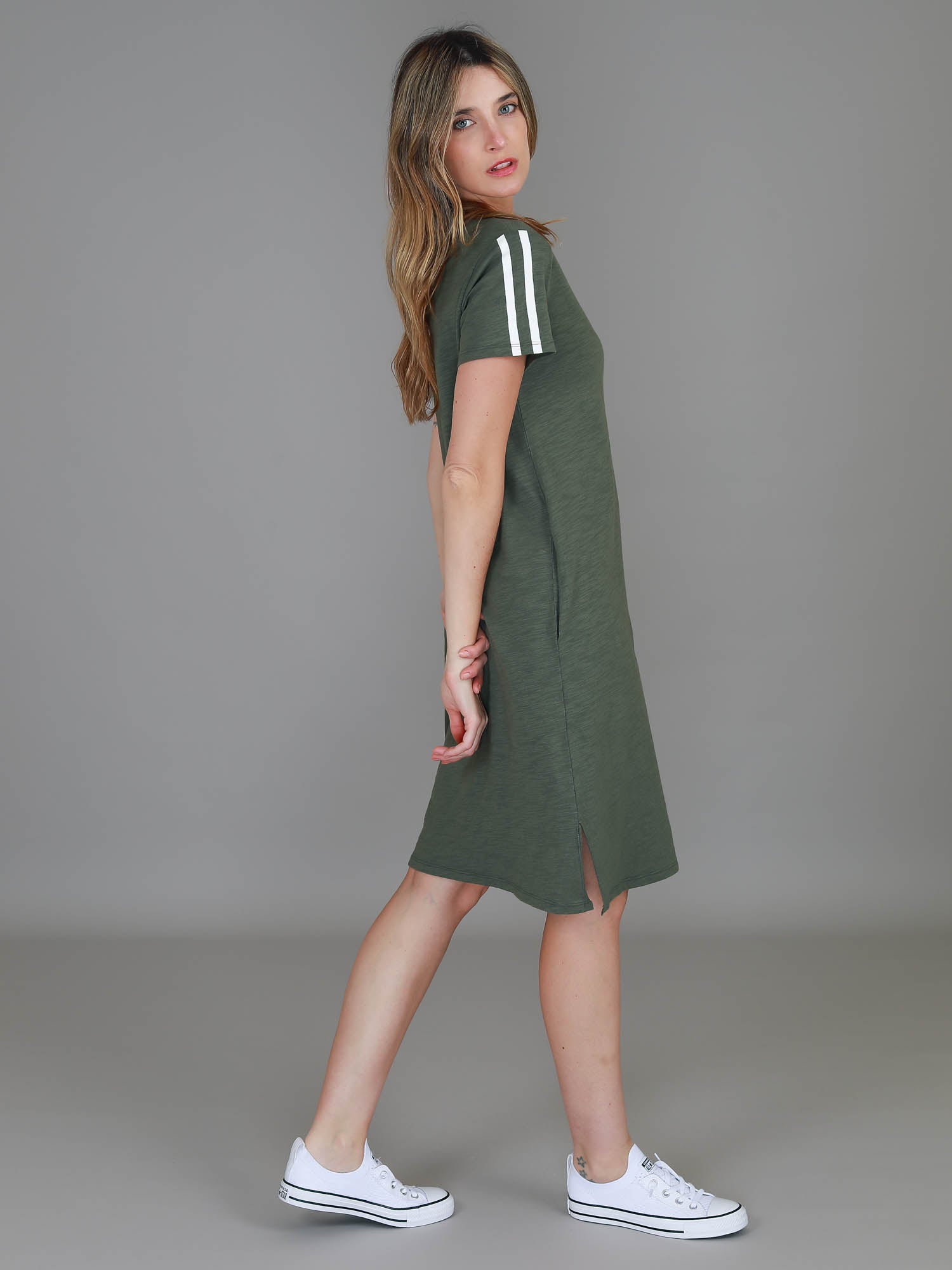 green midi dress nz #color_khaki