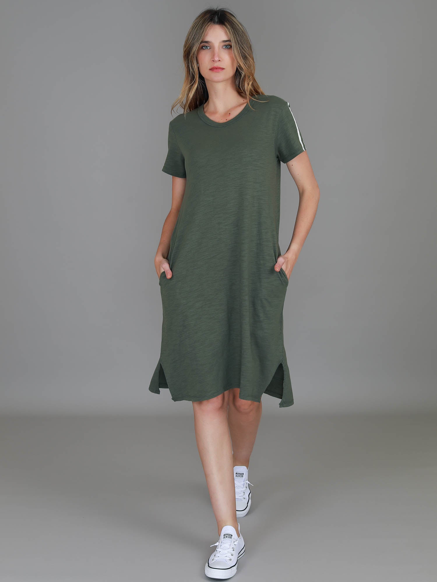 dark green dress nz #color_khaki