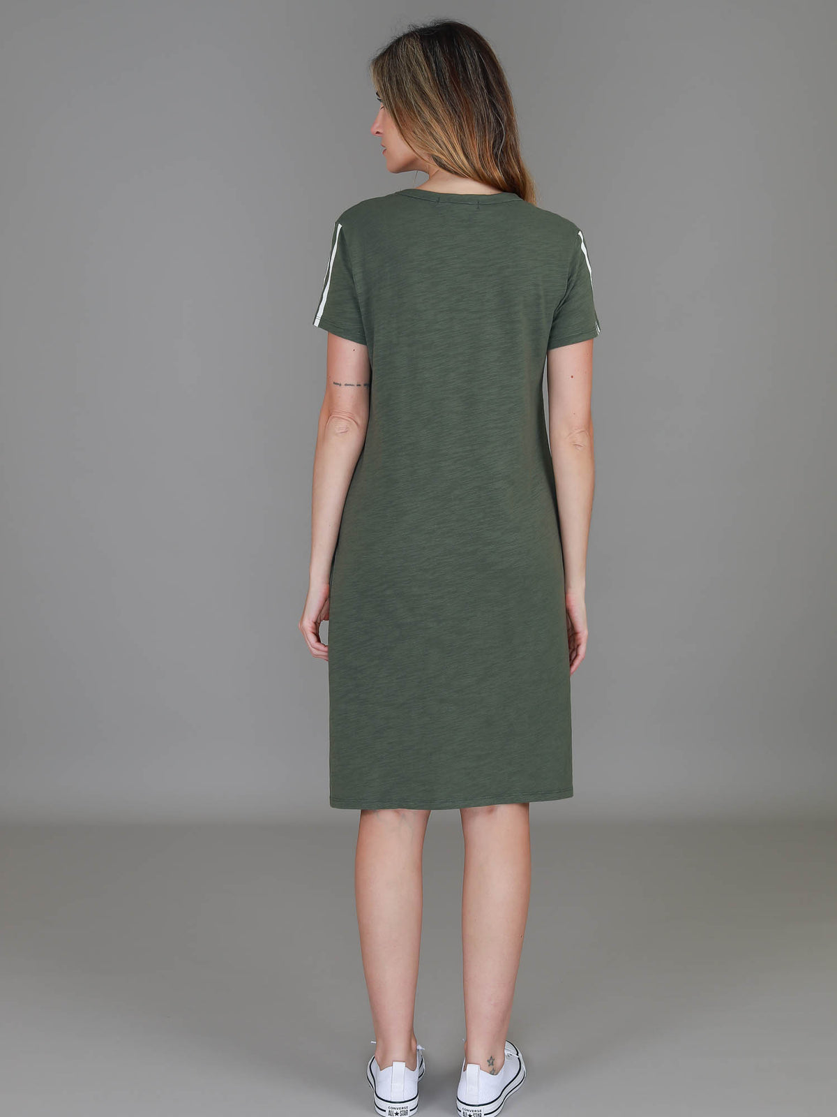 army green dress