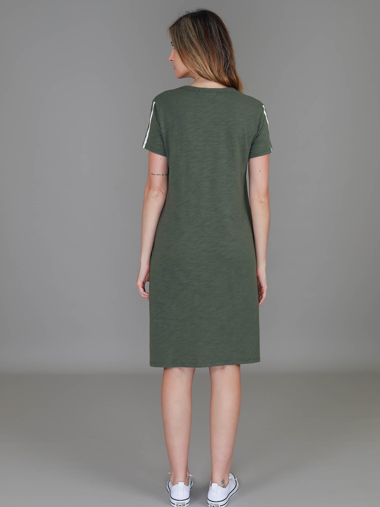 army green dress #color_khaki
